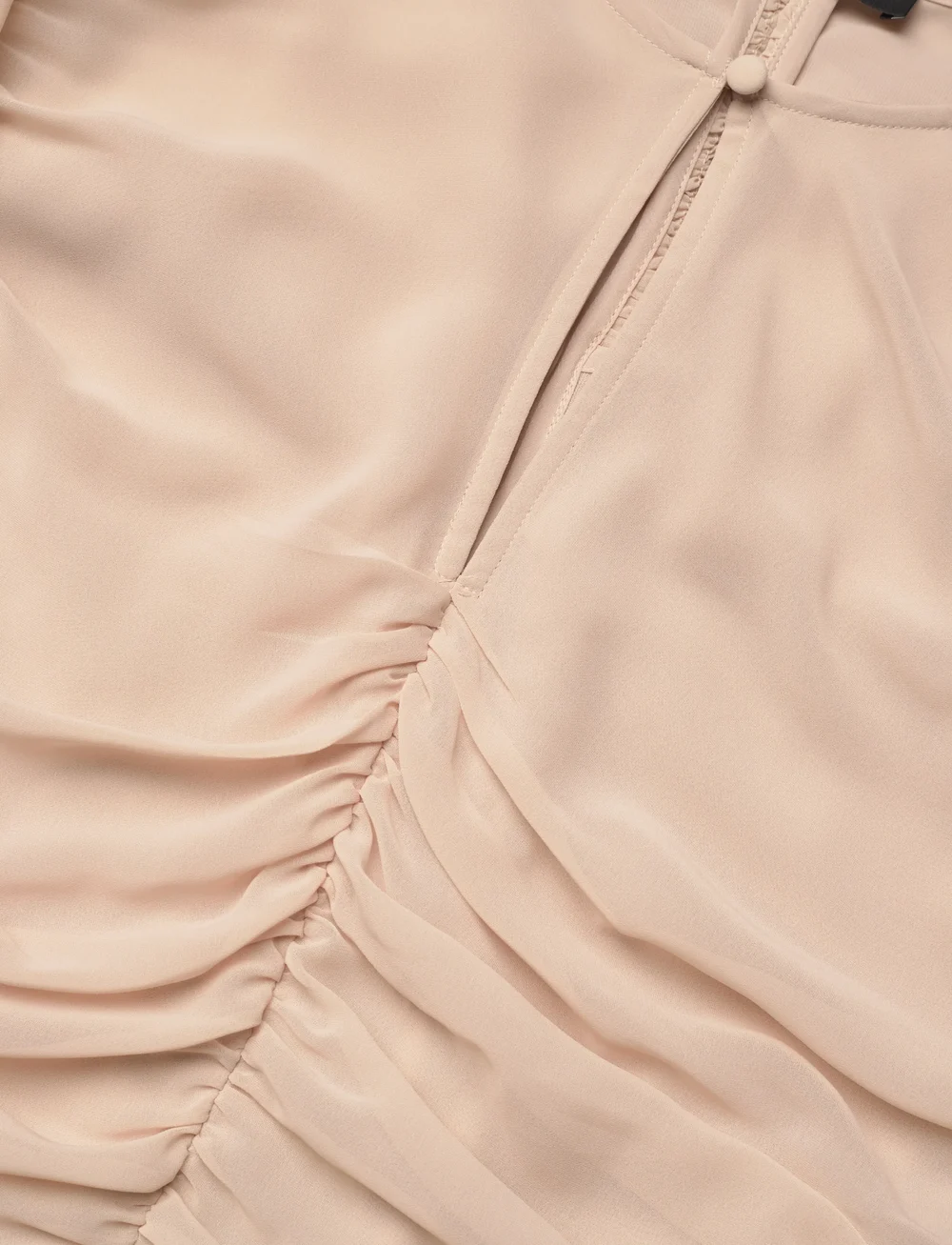 ROTATE Birger Christensen - CHIFFON LS TOP - långärmade blusar - nougat - 5
