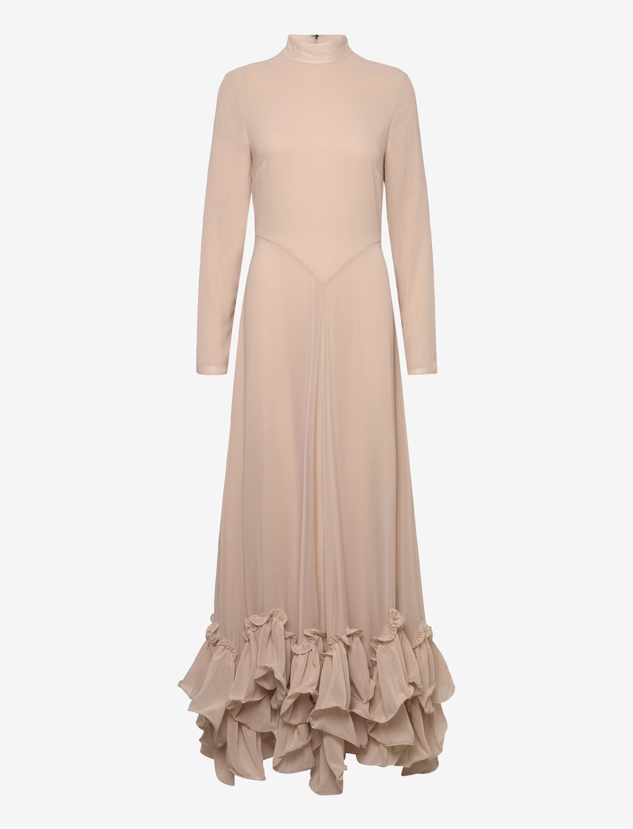 ROTATE Chiffon Maxi Ruffle Dress (OTA1146341753) - Maxi dresses - Boozt.com