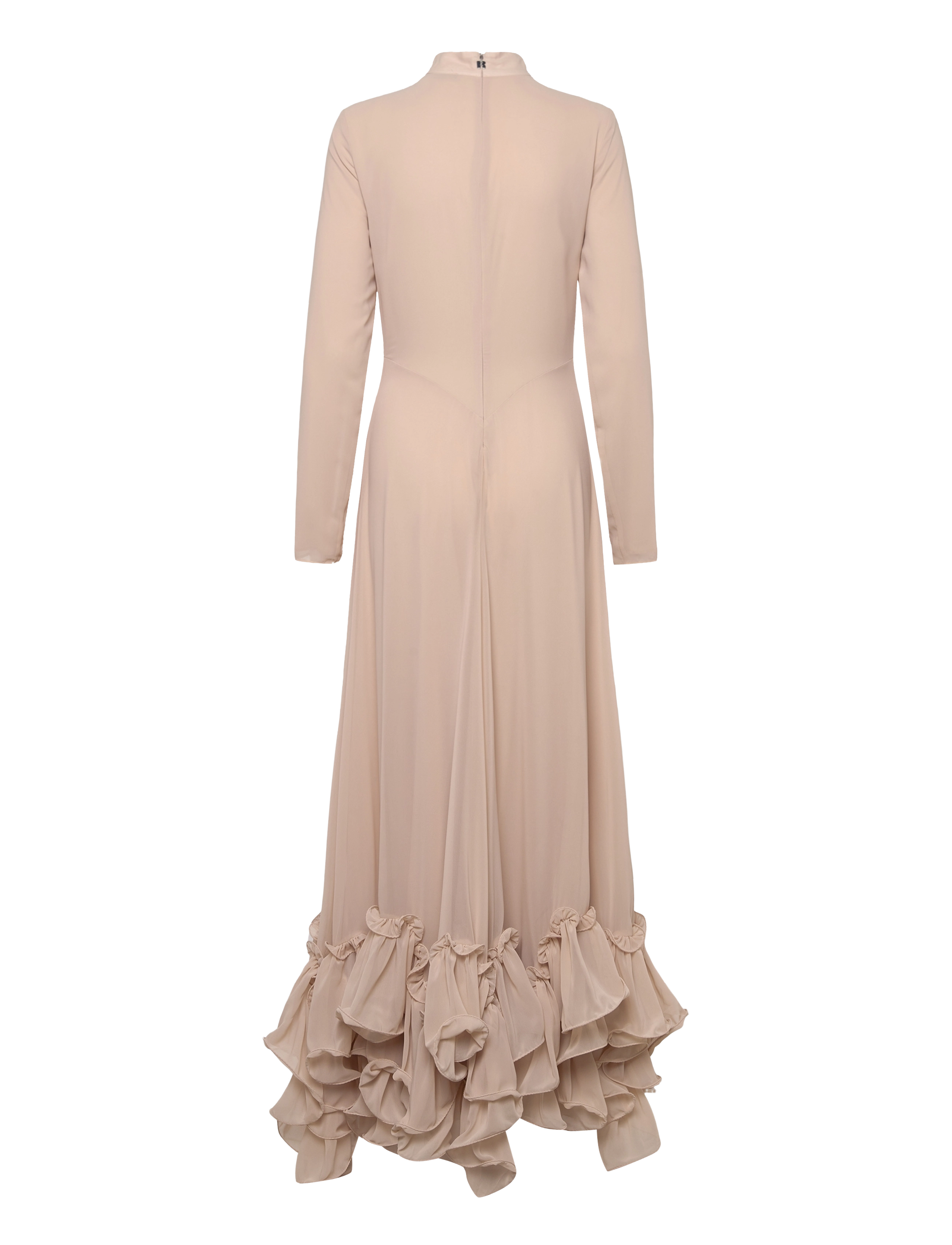 ROTATE - CHIFFON MAXI RUFFLE DRESS - abendkleider - nougat - 2
