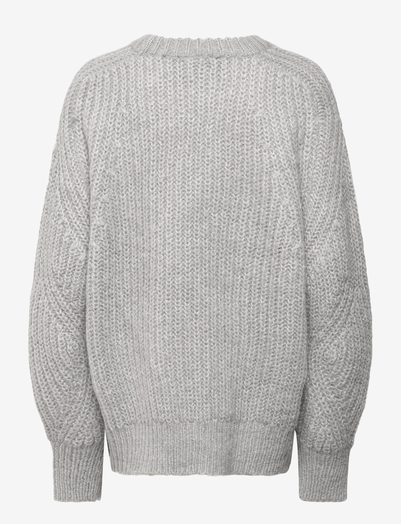 ROTATE Birger Christensen - KNITTED LOGO SWEATER - alloy (light gray) - 2