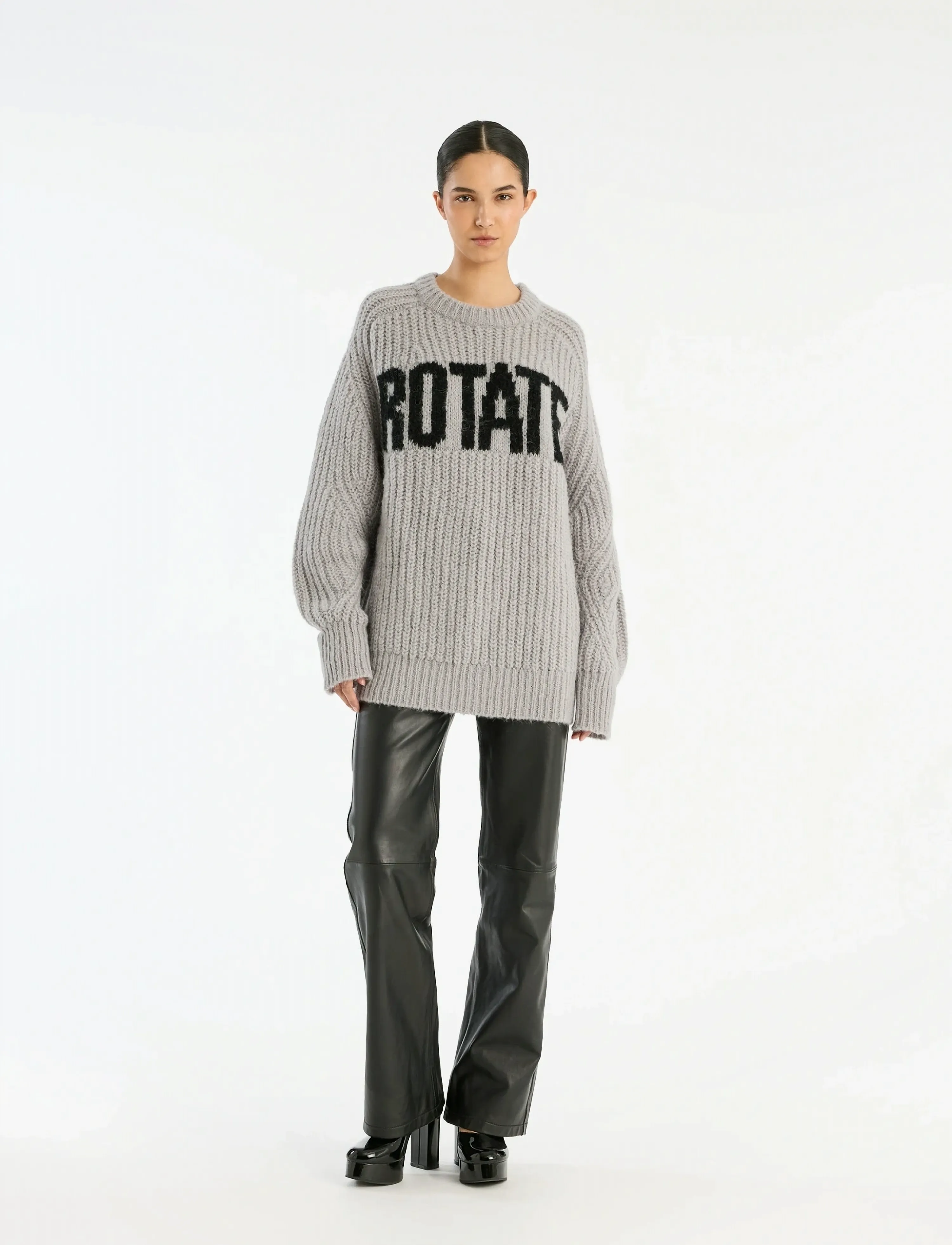 ROTATE Knitted Logo Sweater (OTA114641039) - Jumpers - Boozt.com