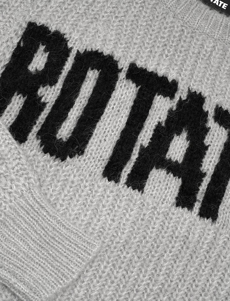 ROTATE - KNITTED LOGO SWEATER - trøjer - alloy (light gray) - 5