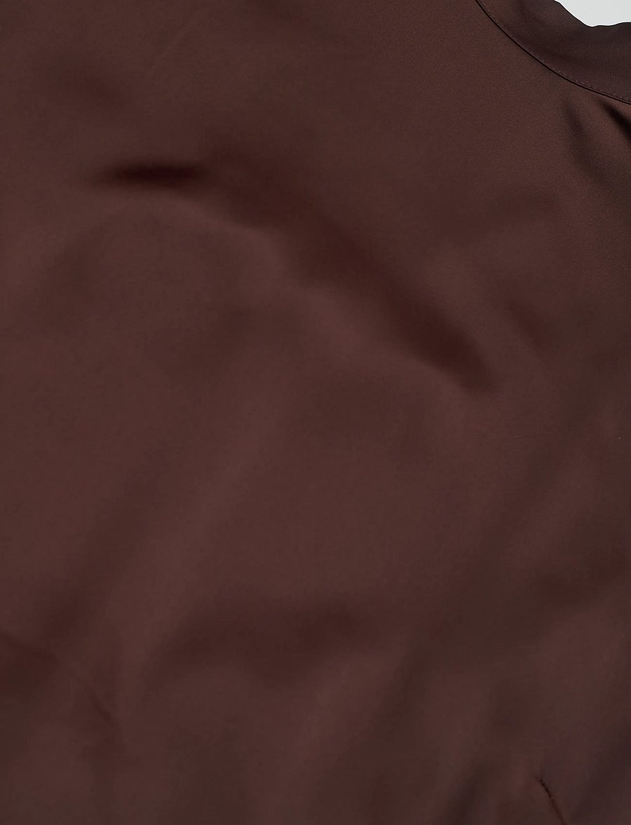 ROTATE - SATIN DRAPY BACK TOP - blouses à manches longues - chicory coffee - 5