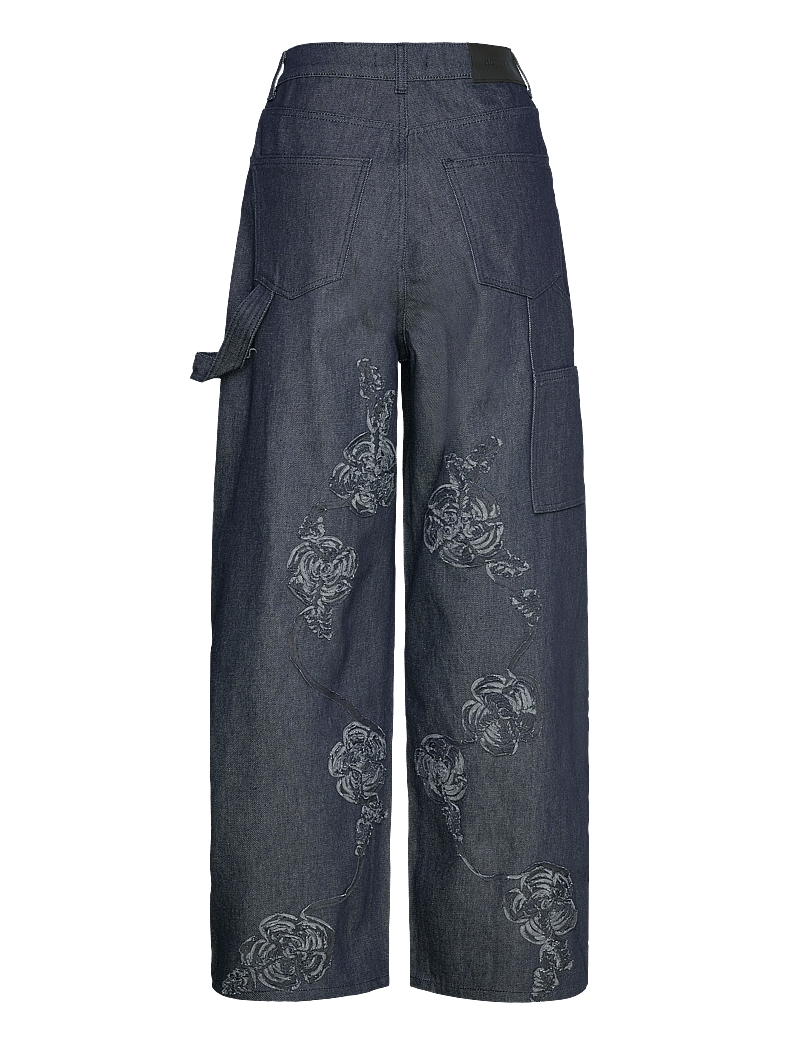 ROTATE Birger Christensen - DENIM BOYFRIEND JEANS - boyfriend jeans - dark blue denim - 2