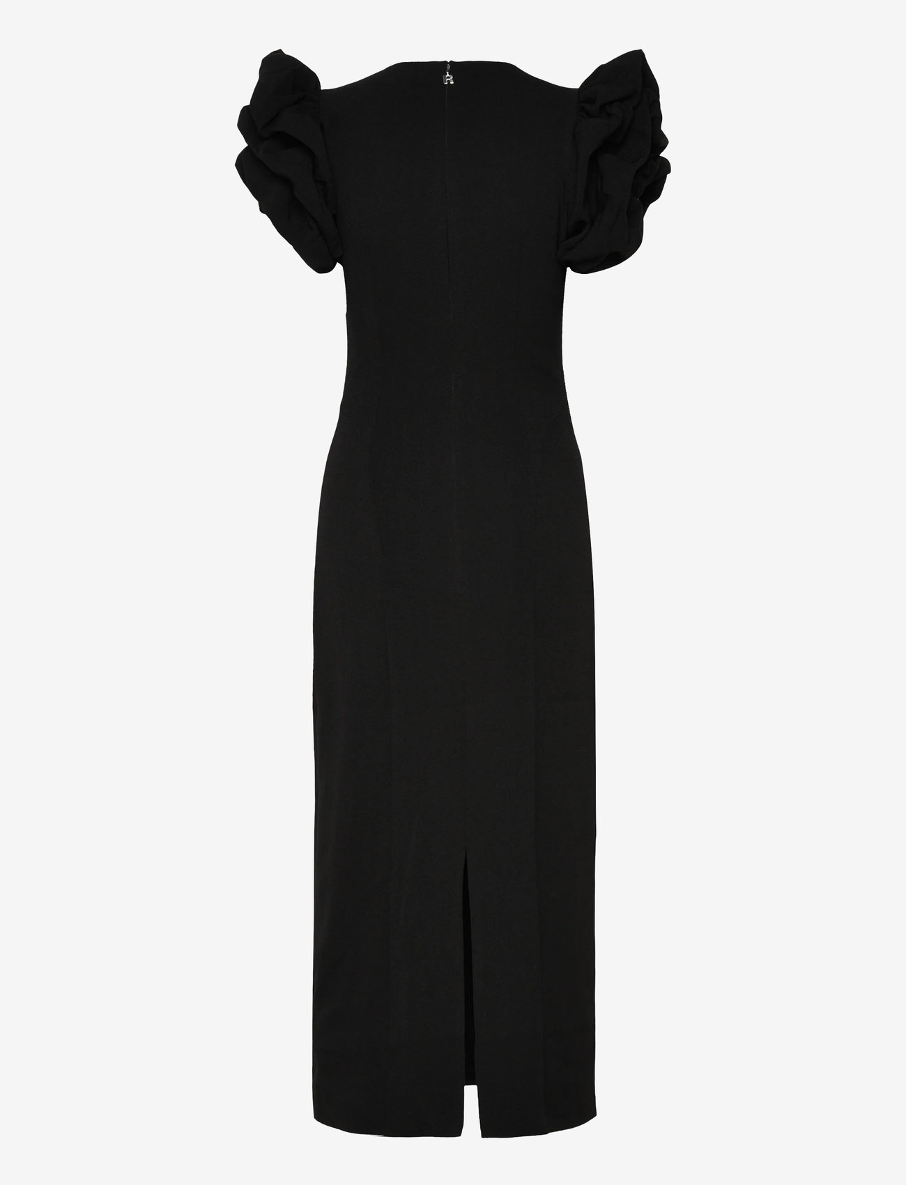 ROTATE Birger Christensen - CREPE PUFFY MIDI DRESS - aftonklänningar - black - 2