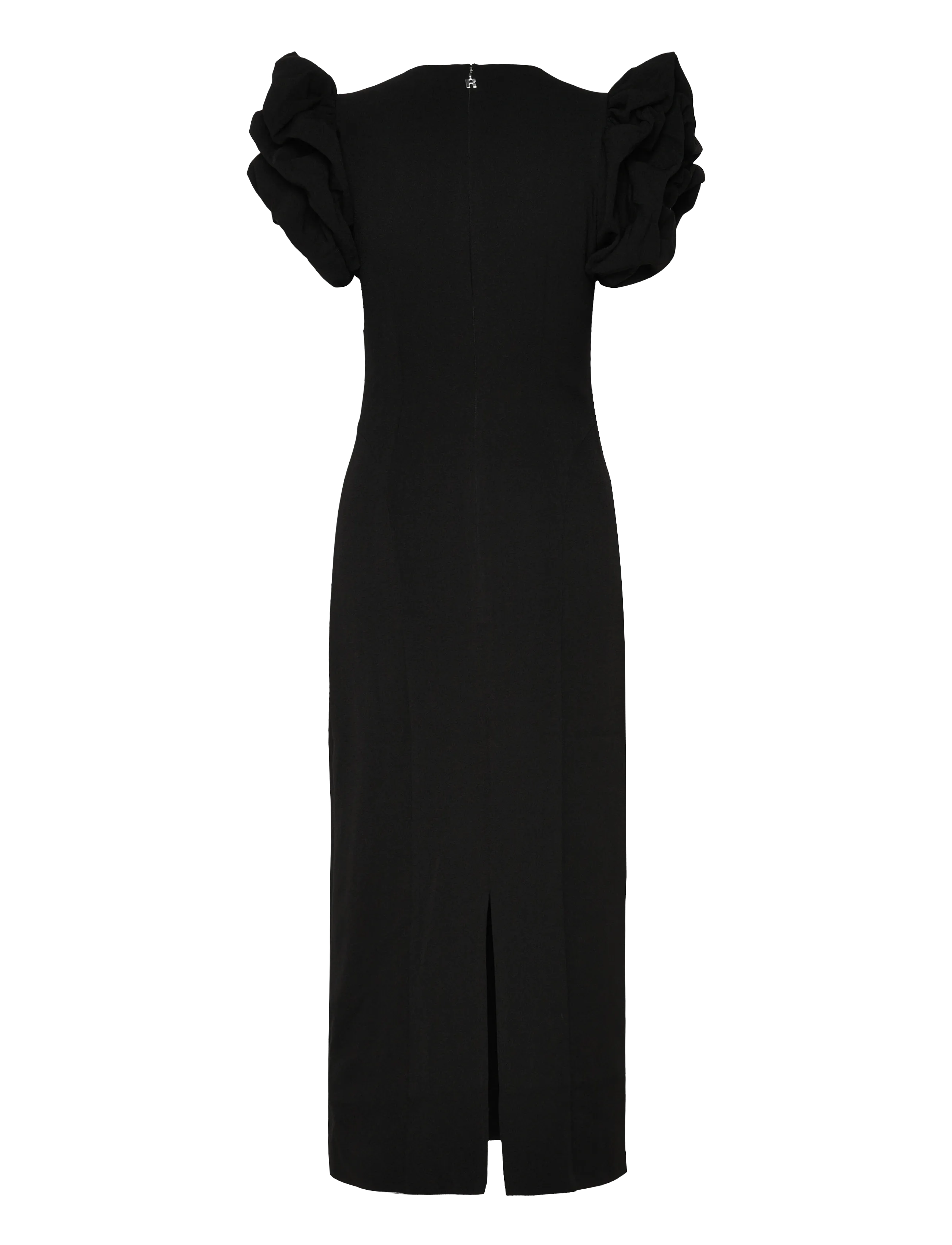 ROTATE - CREPE PUFFY MIDI DRESS - abendkleider - black - 2