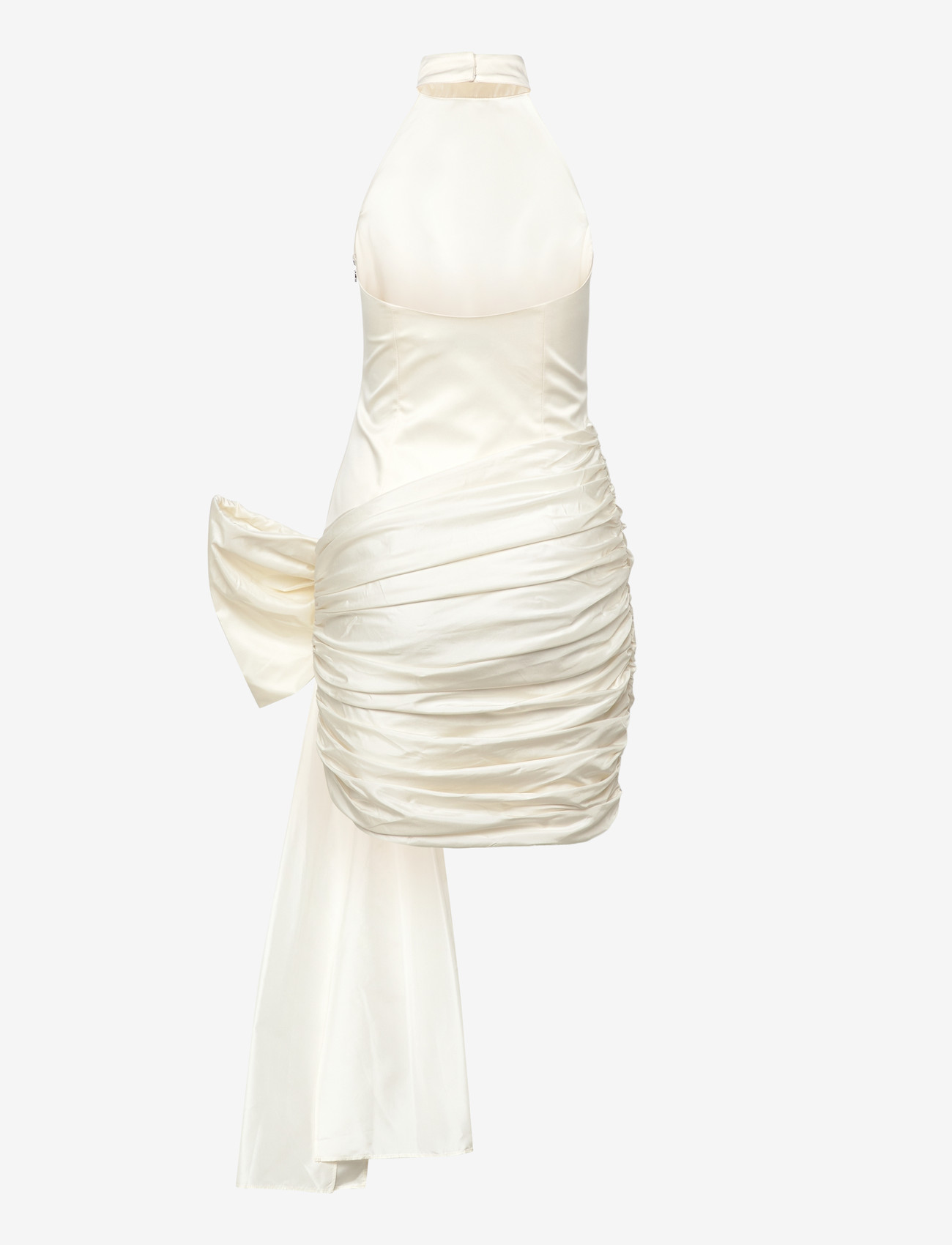 ROTATE Birger Christensen - SATIN BOW DRESS - cocktailkjoler - egret - 1
