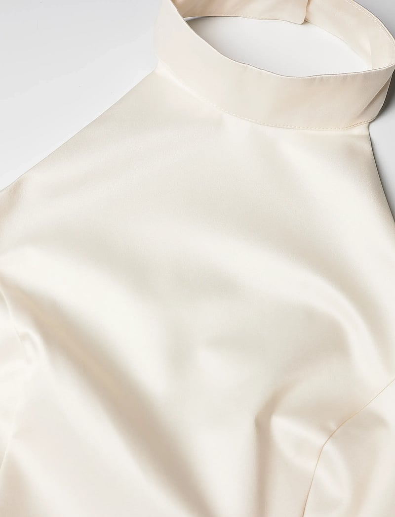 ROTATE Birger Christensen - SATIN BOW DRESS - cocktailkjoler - egret - 2