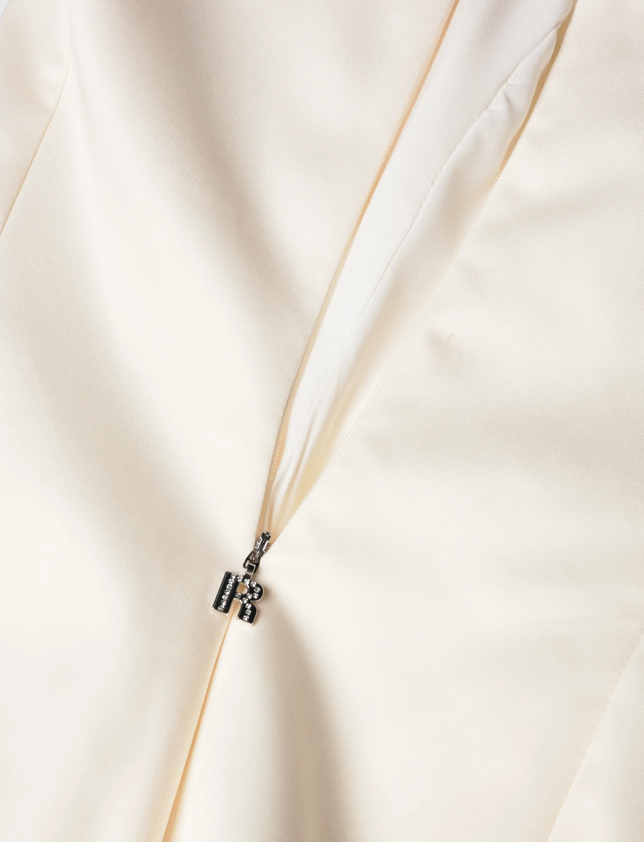 ROTATE - SATIN BOW DRESS - kokteilikleidid - egret - 3