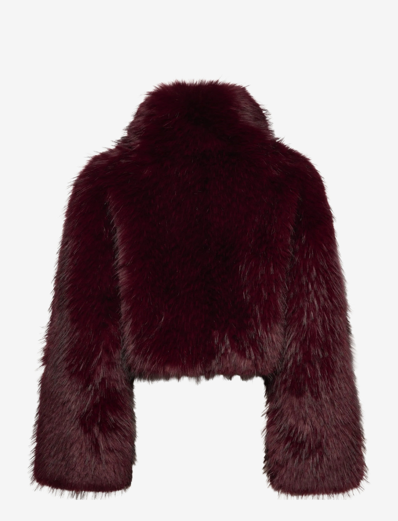 ROTATE Birger Christensen - FAUX FUR CROP JACKET - fuskpäls - zinfandel - 2