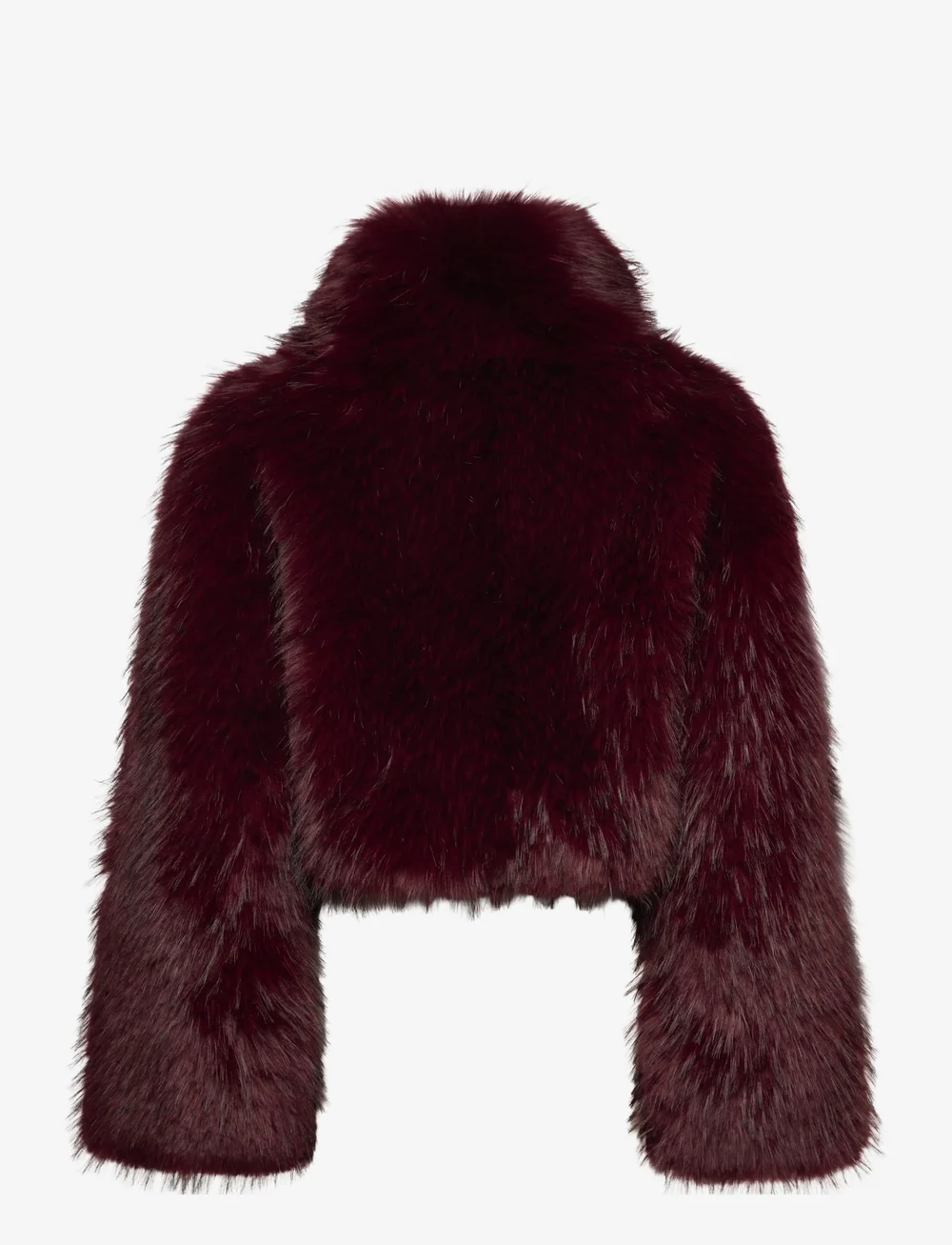 ROTATE Birger Christensen - FAUX FUR CROP JACKET - fake fur - zinfandel - 2