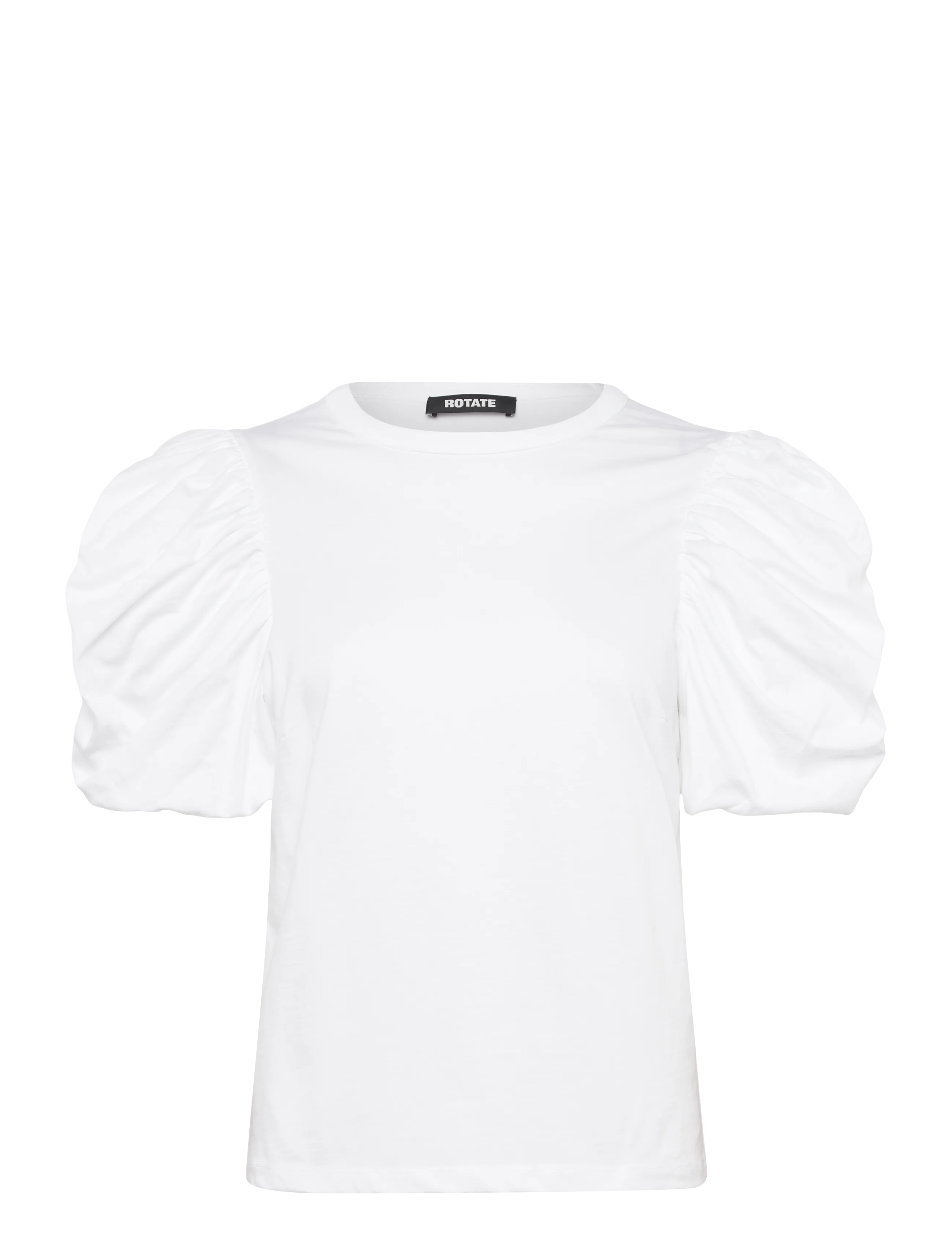 ROTATE Puff Sleeve T-Shirt Weiß - XS - Damen