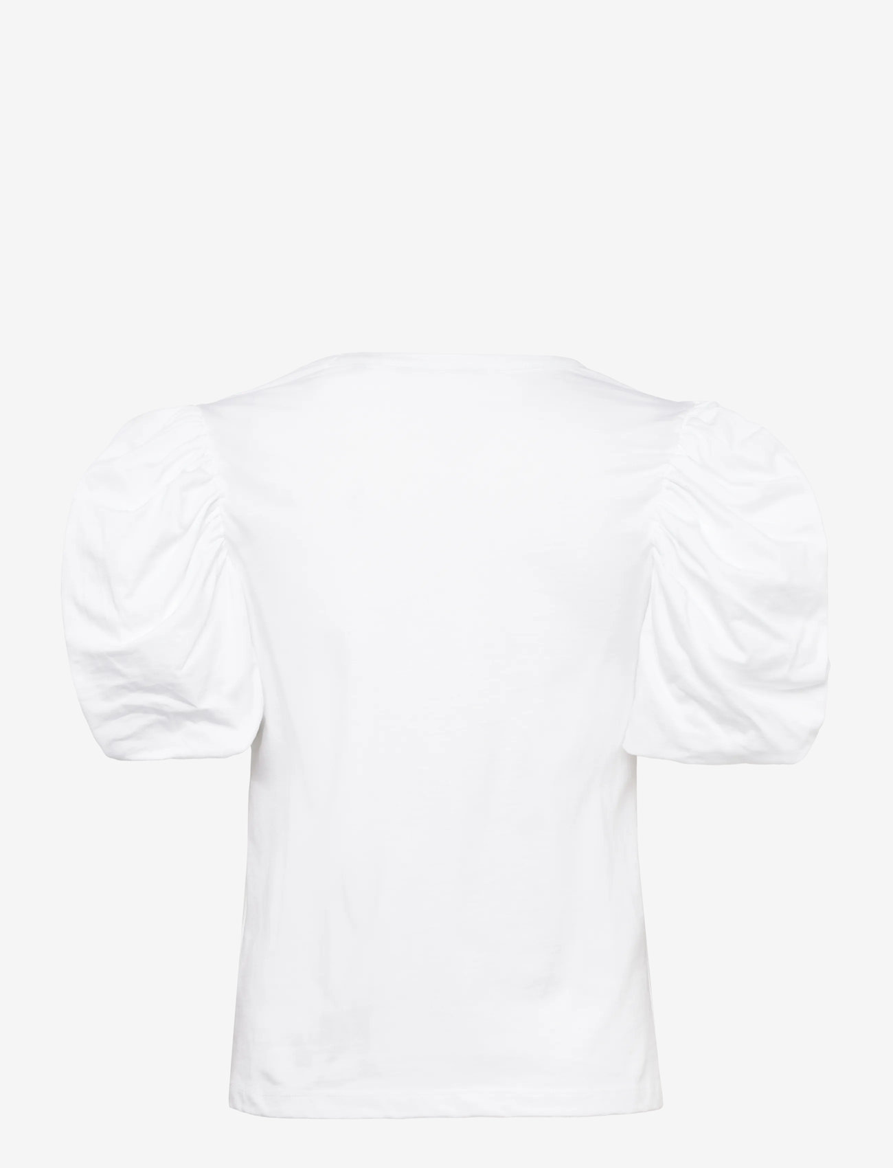 ROTATE Birger Christensen - PUFF SLEEVE T-SHIRT - t-shirts - bright white - 2