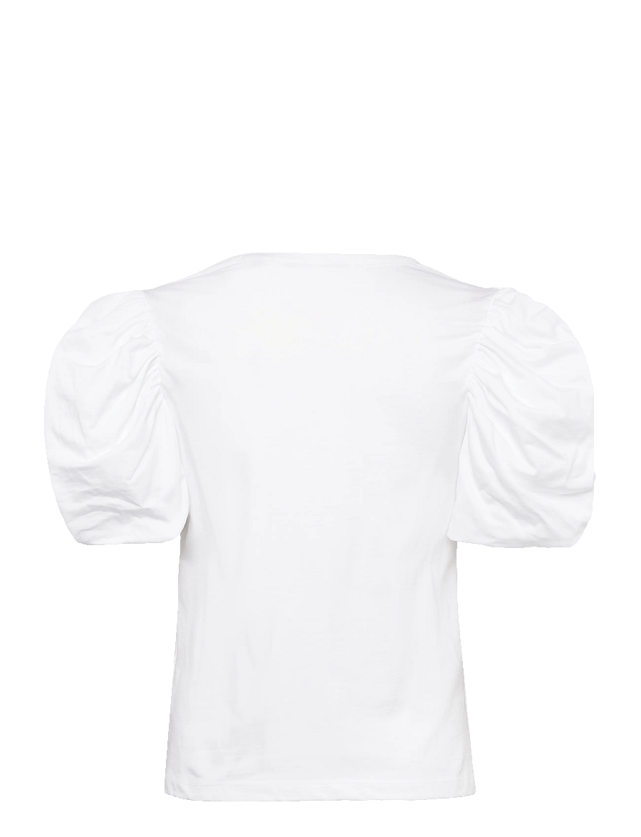 ROTATE - PUFF SLEEVE T-SHIRT - t-shirts - bright white - 2