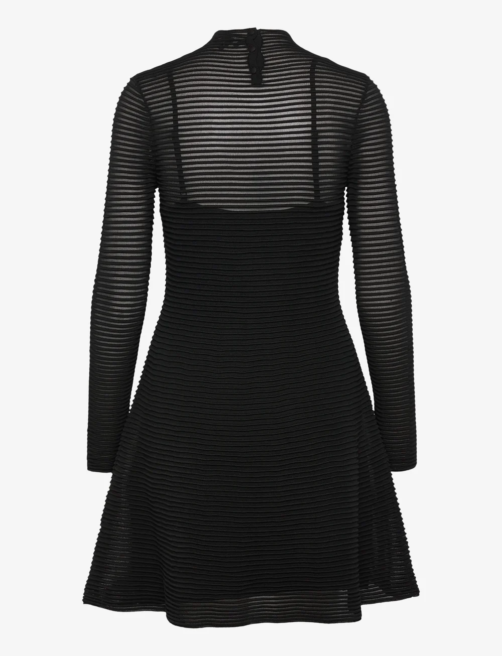 ROTATE Birger Christensen - KNITTED FLARED MINI DRESS - party dresses - black - 2