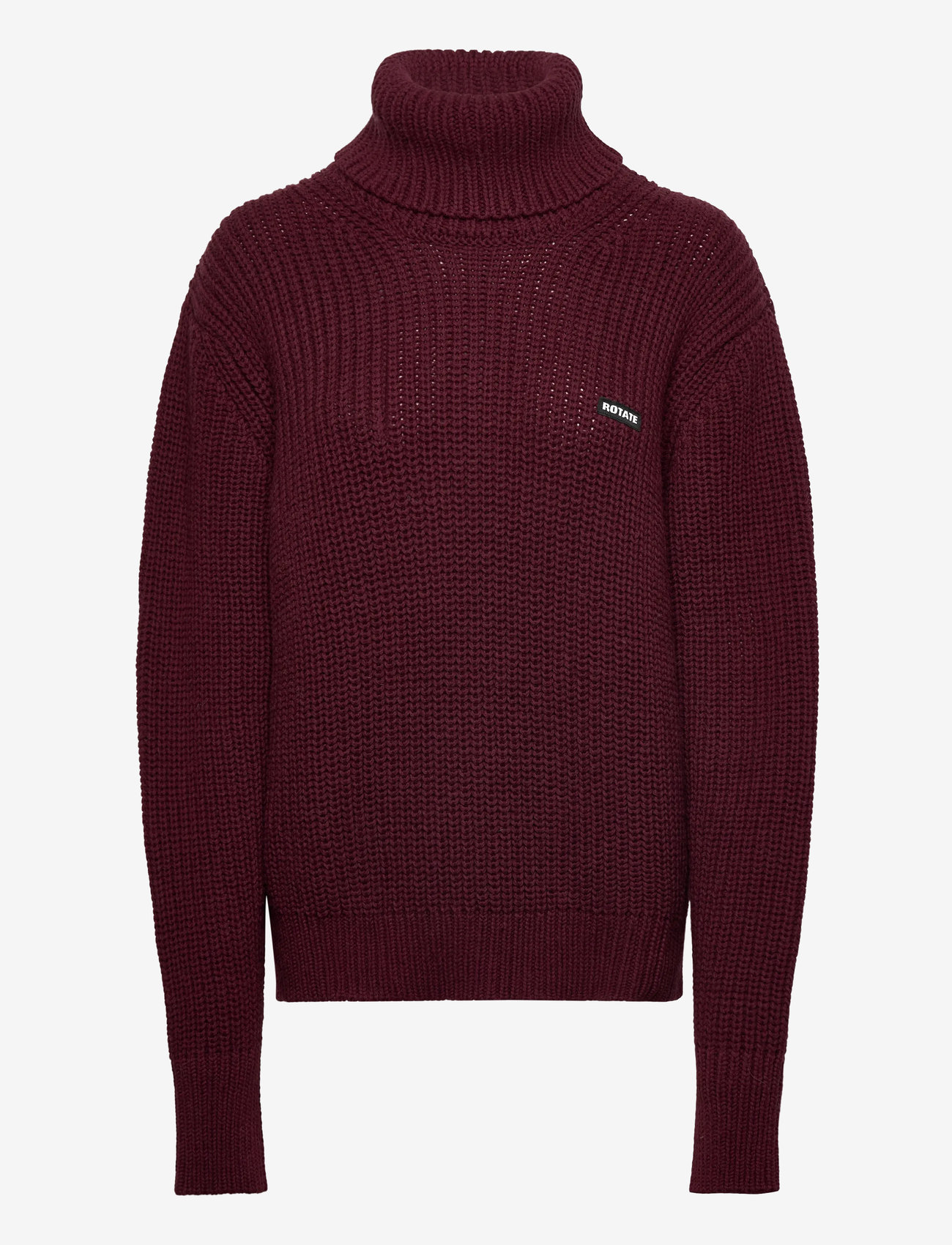 ROTATE Birger Christensen - KNIT TURTLENECK JUMPER - turtlenecks - zinfandel - 1