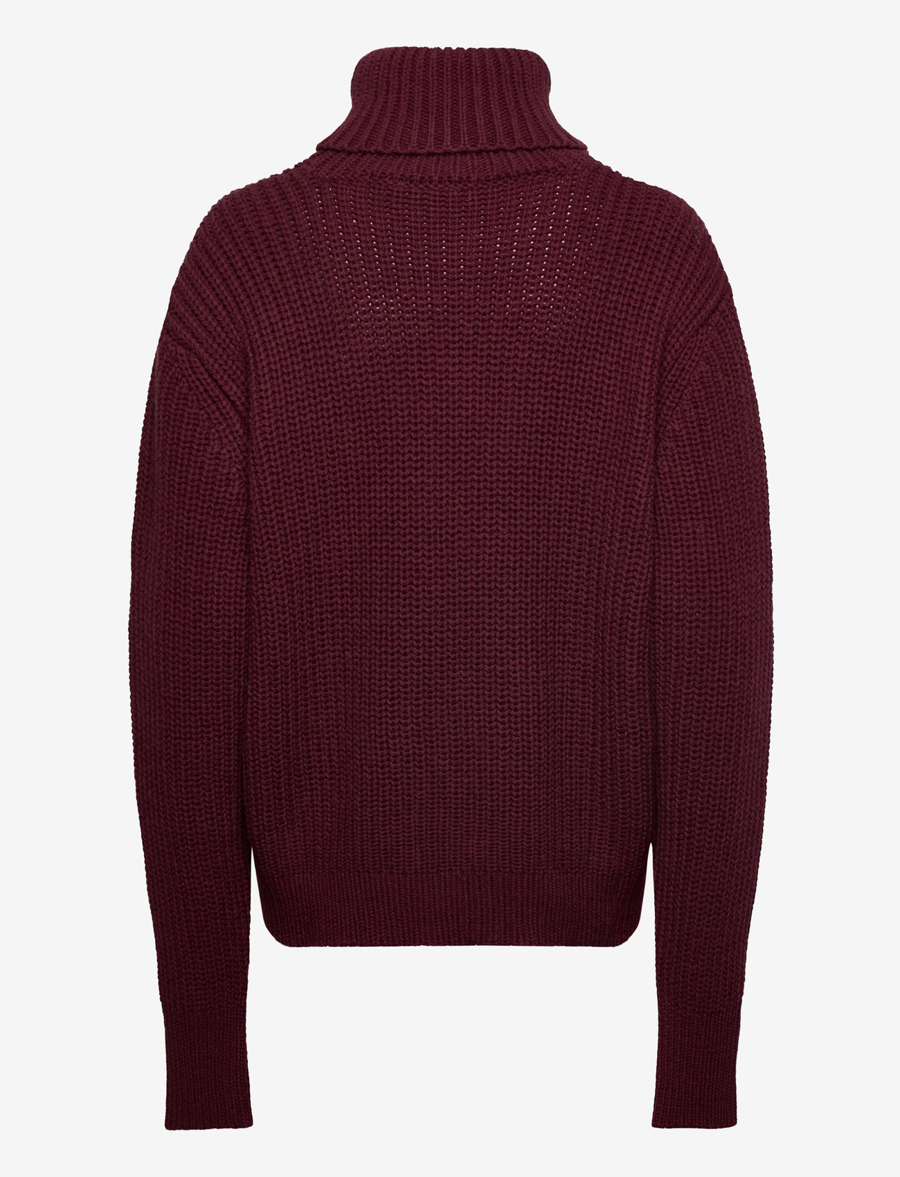 ROTATE Birger Christensen - KNIT TURTLENECK JUMPER - turtlenecks - zinfandel - 2