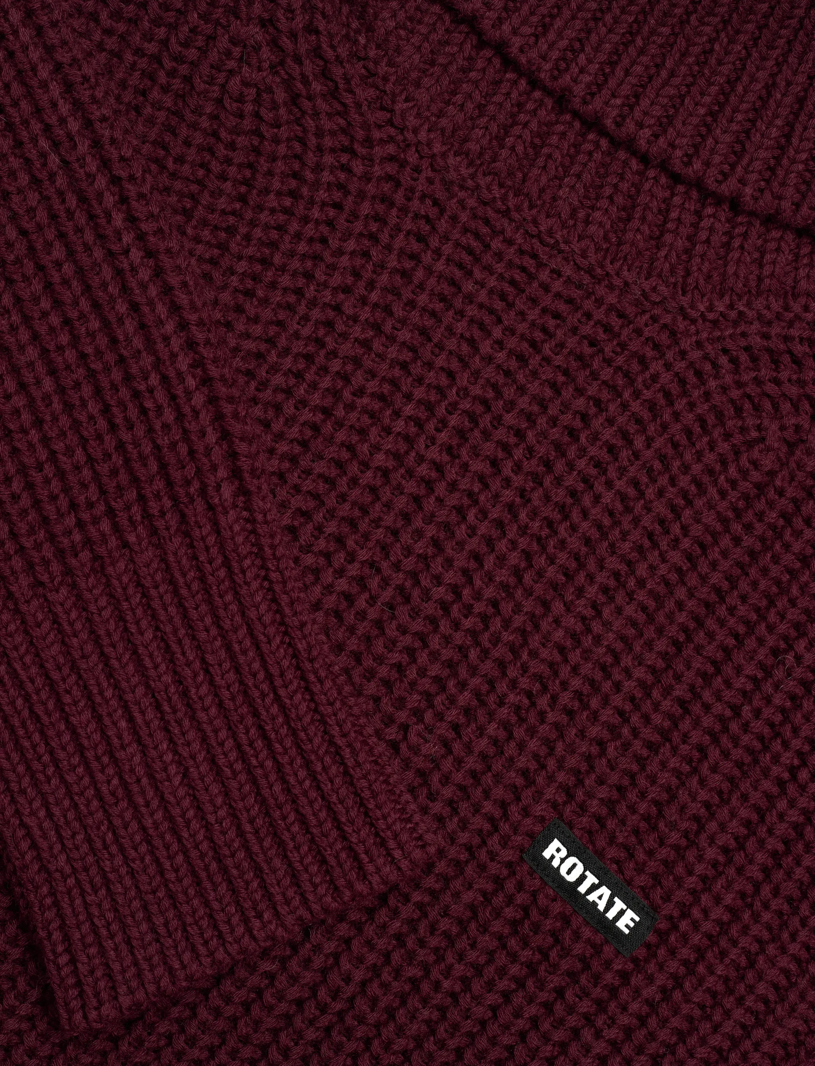 ROTATE - KNIT TURTLENECK JUMPER - turtlenecks - zinfandel - 5