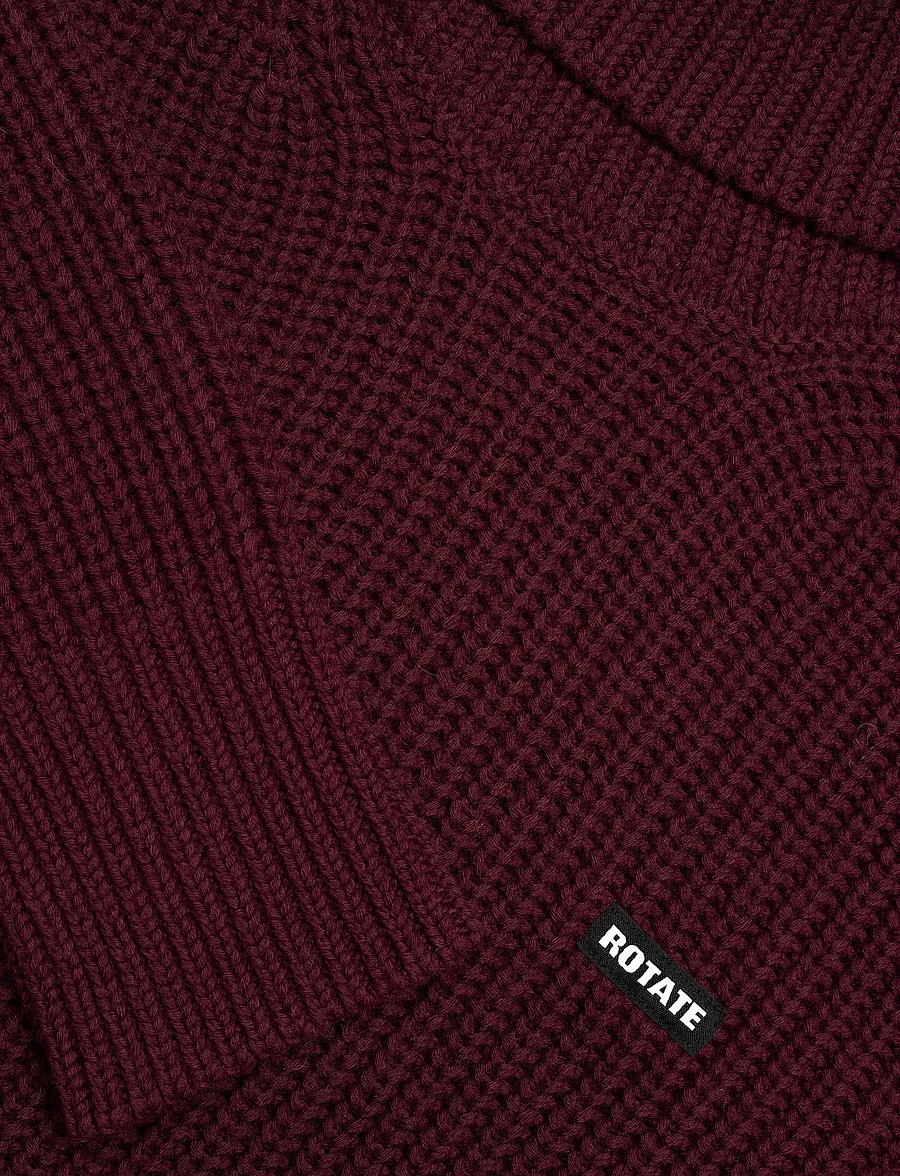 ROTATE - KNIT TURTLENECK JUMPER - turtlenecks - zinfandel - 5