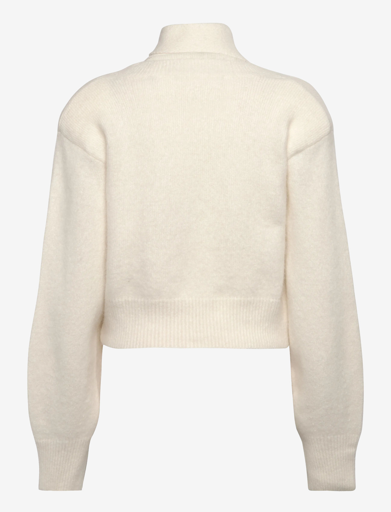 ROTATE Birger Christensen - KNIT SCARF CARDIGAN - cardigans - egret - 2