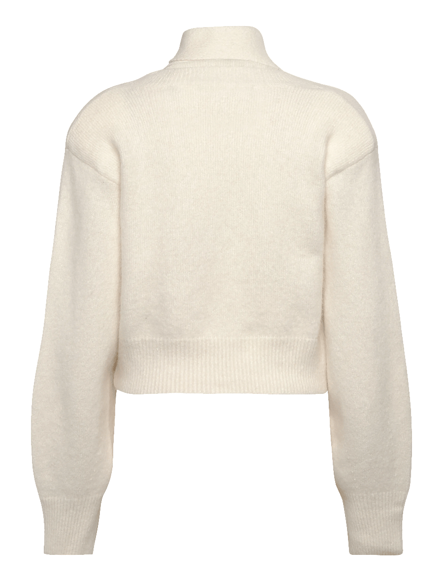 ROTATE - KNIT SCARF CARDIGAN - egret - 2
