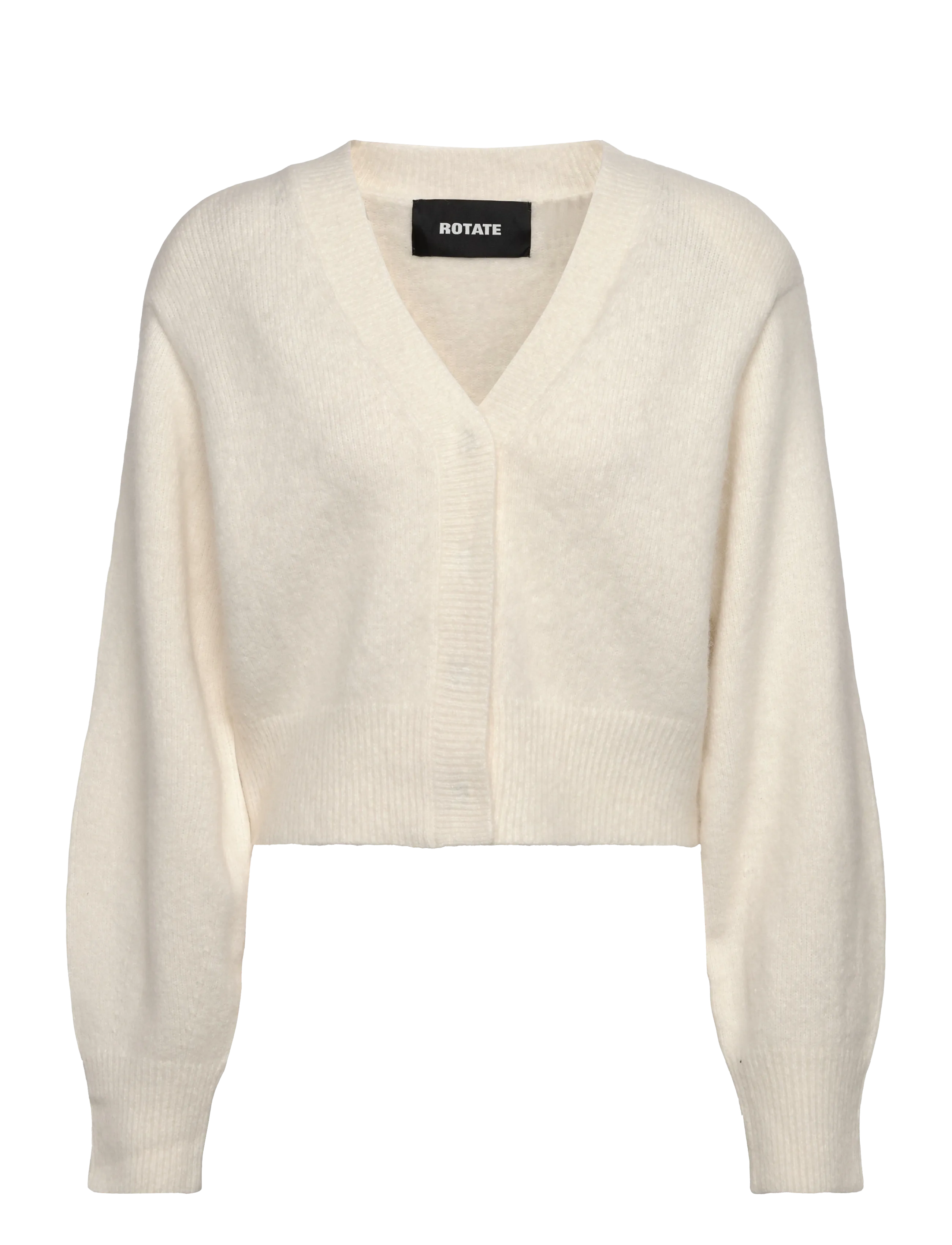 ROTATE - KNIT SCARF CARDIGAN - egret - 3