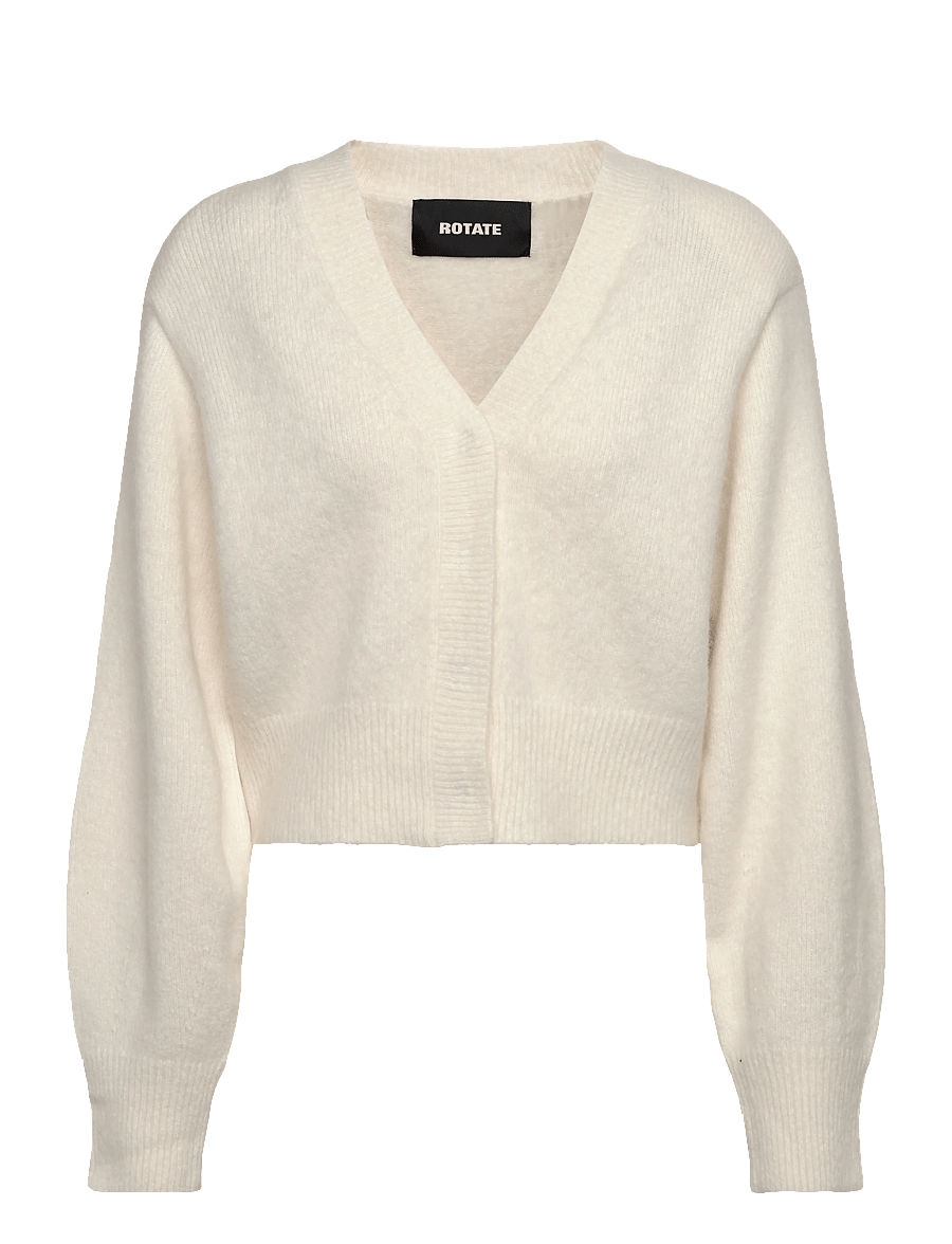 ROTATE - KNIT SCARF CARDIGAN - egret - 3