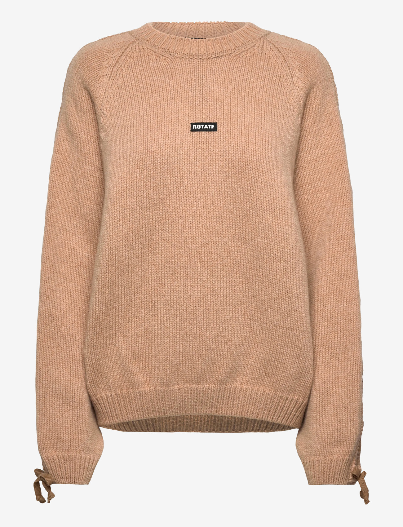 ROTATE Birger Christensen - KNIT LACING JUMPER - tröjor - nougat - 1