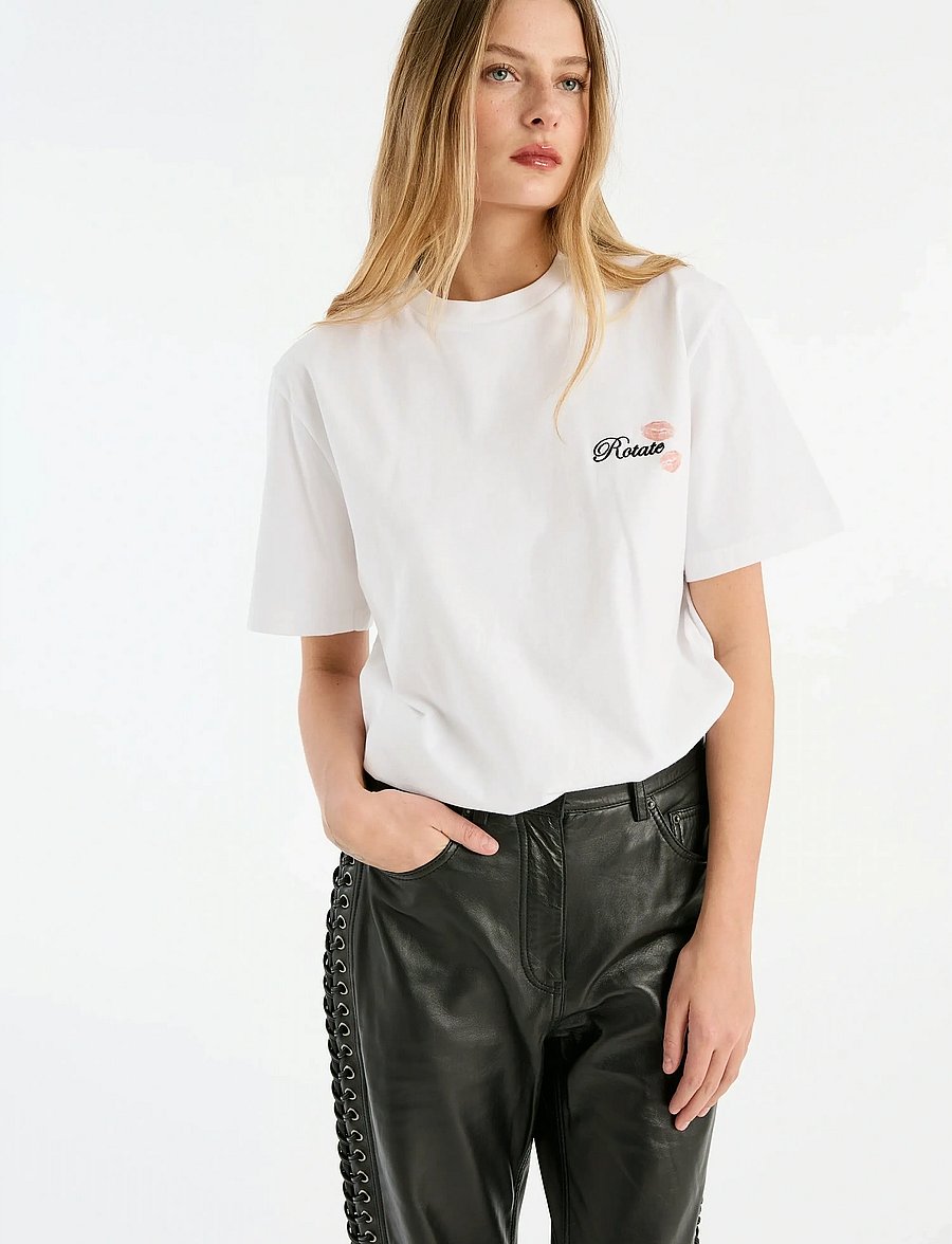 ROTATE - OVERSIZED T-SHIRT - t-shirts & tops - bright white - 0
