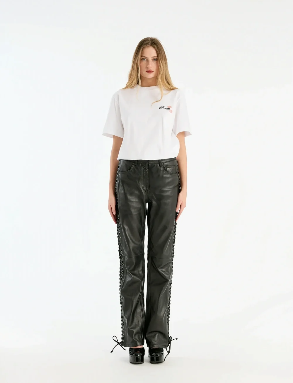 ROTATE Birger Christensen - OVERSIZED T-SHIRT - t-shirts - bright white - 5