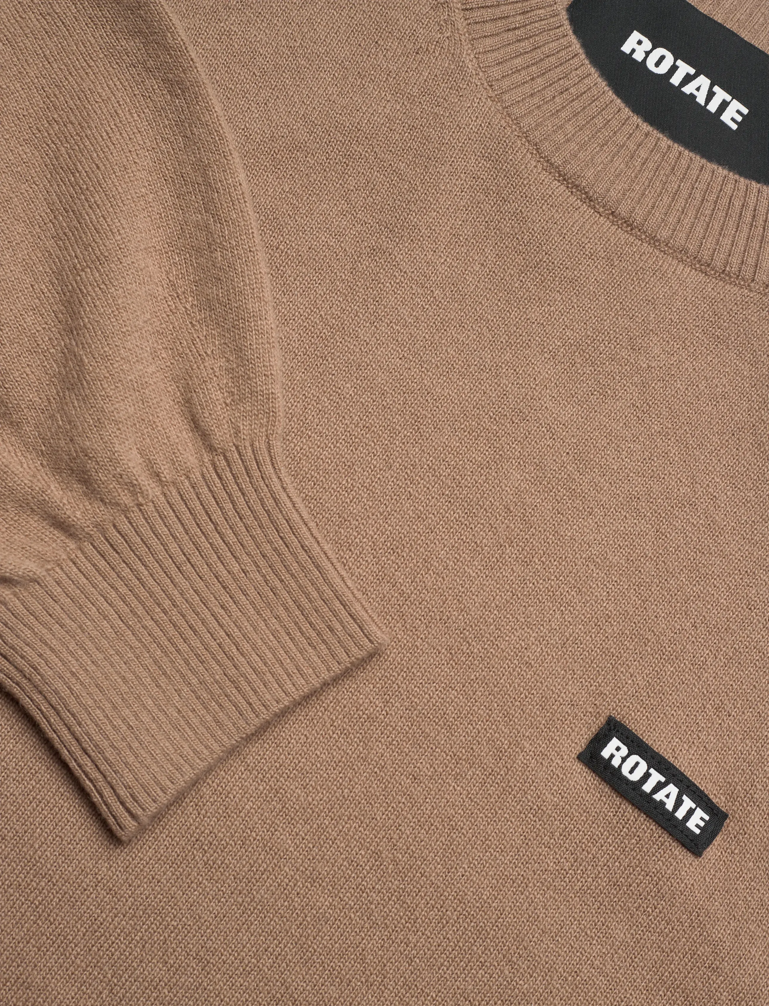 ROTATE Birger Christensen - Basic Crewneck sweater - portabella - 2