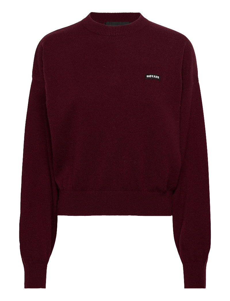 ROTATE Birger Christensen - Basic Crewneck sweater - tröjor - zinfandel - 1