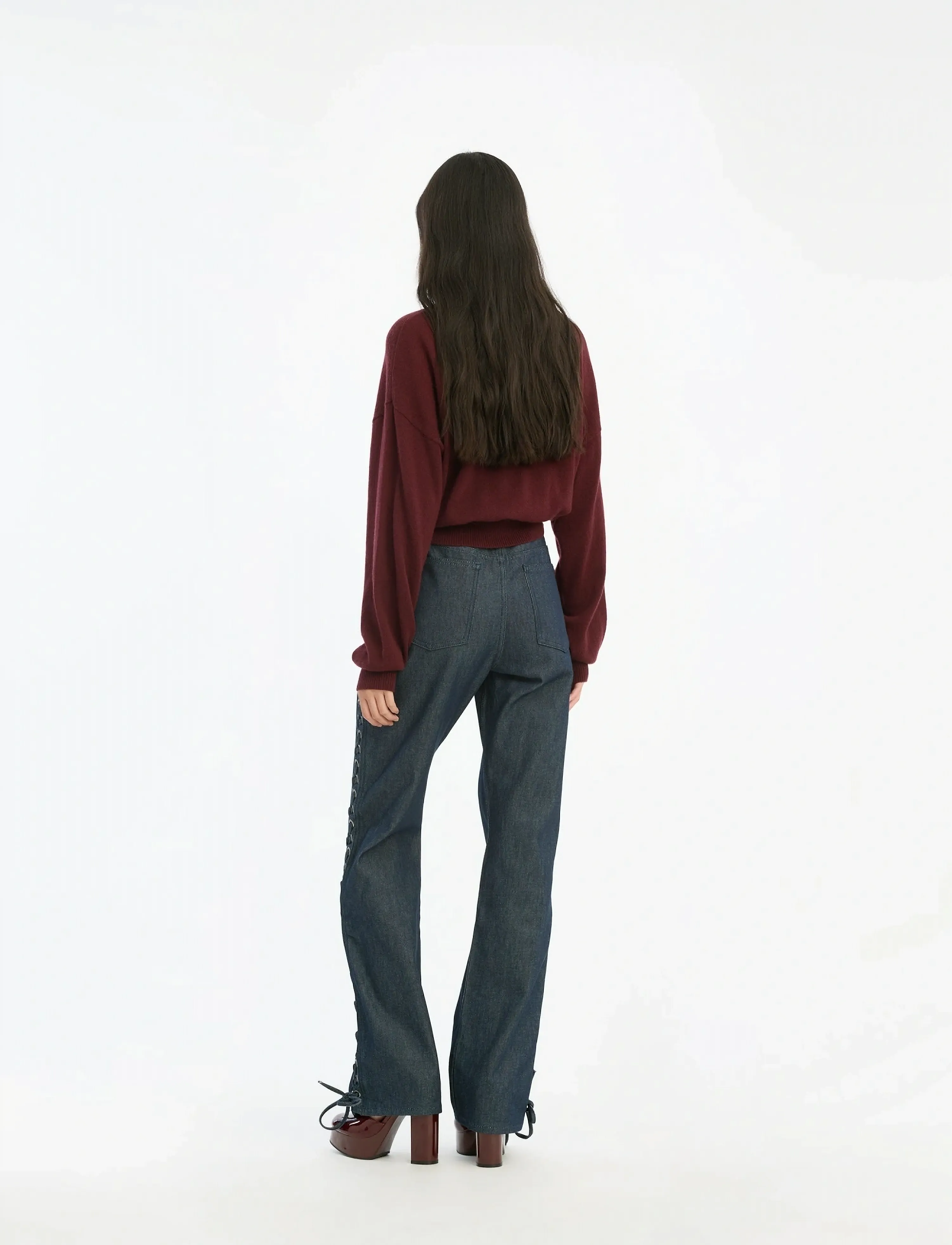 ROTATE - Basic Crewneck sweater - džemperiai - zinfandel - 3