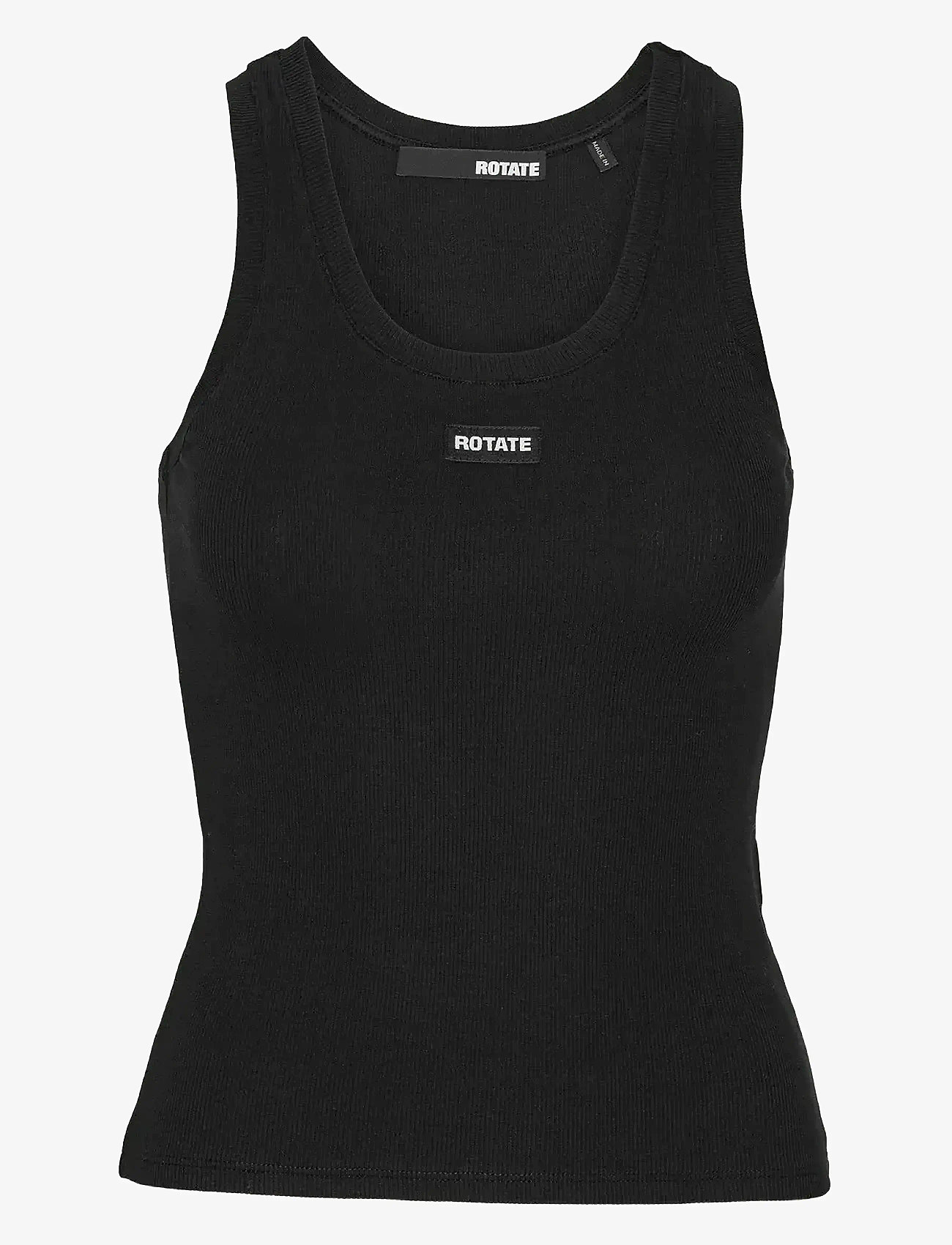 ROTATE Birger Christensen - BASIC TANK TOP - linnen - black - 1