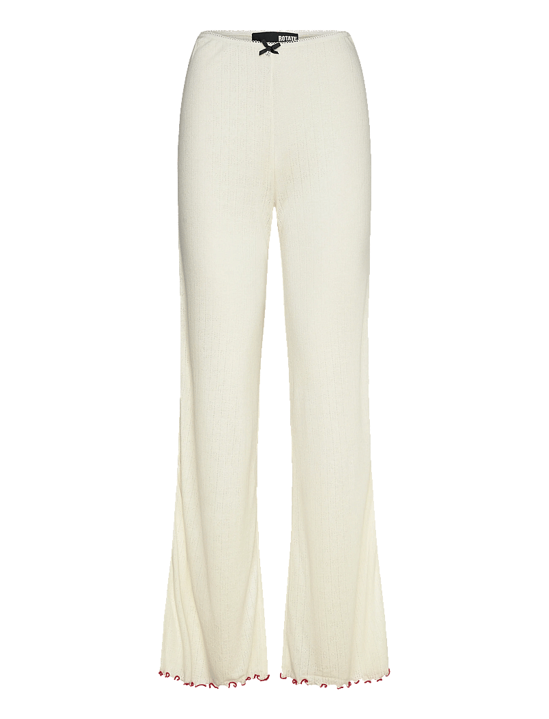 ROTATE - POINTELLE LOW LEGGINGS - flares - bright white - 0