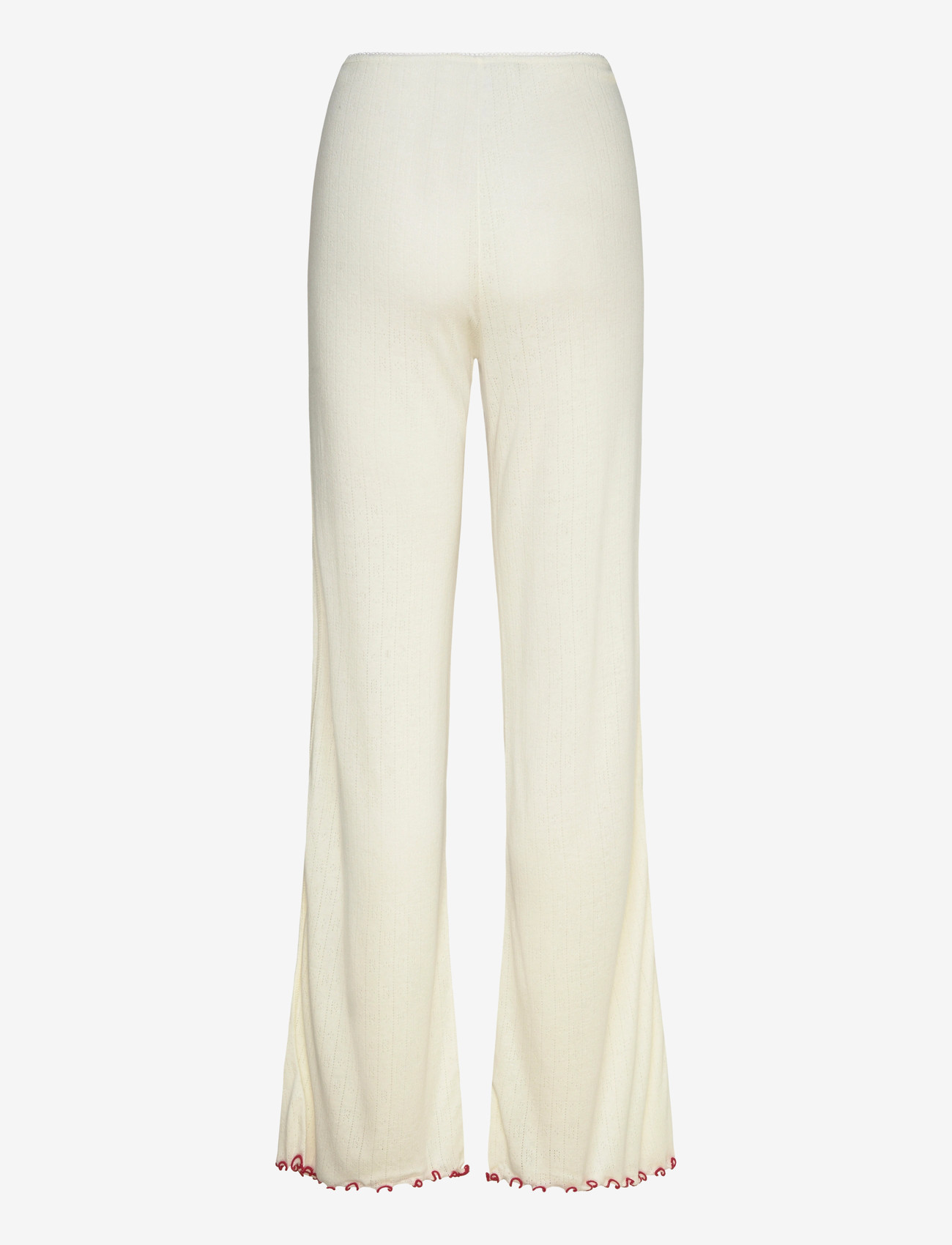 ROTATE - POINTELLE LOW LEGGINGS - flares - bright white - 1