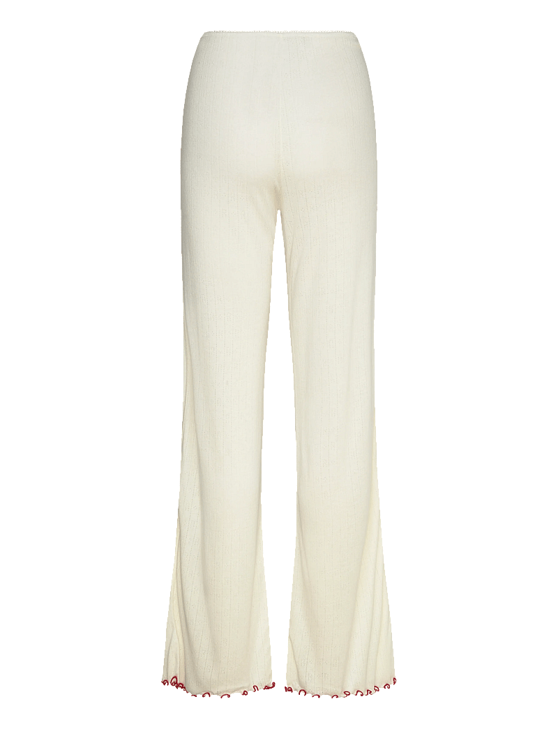 ROTATE - POINTELLE LOW LEGGINGS - flares - bright white - 1