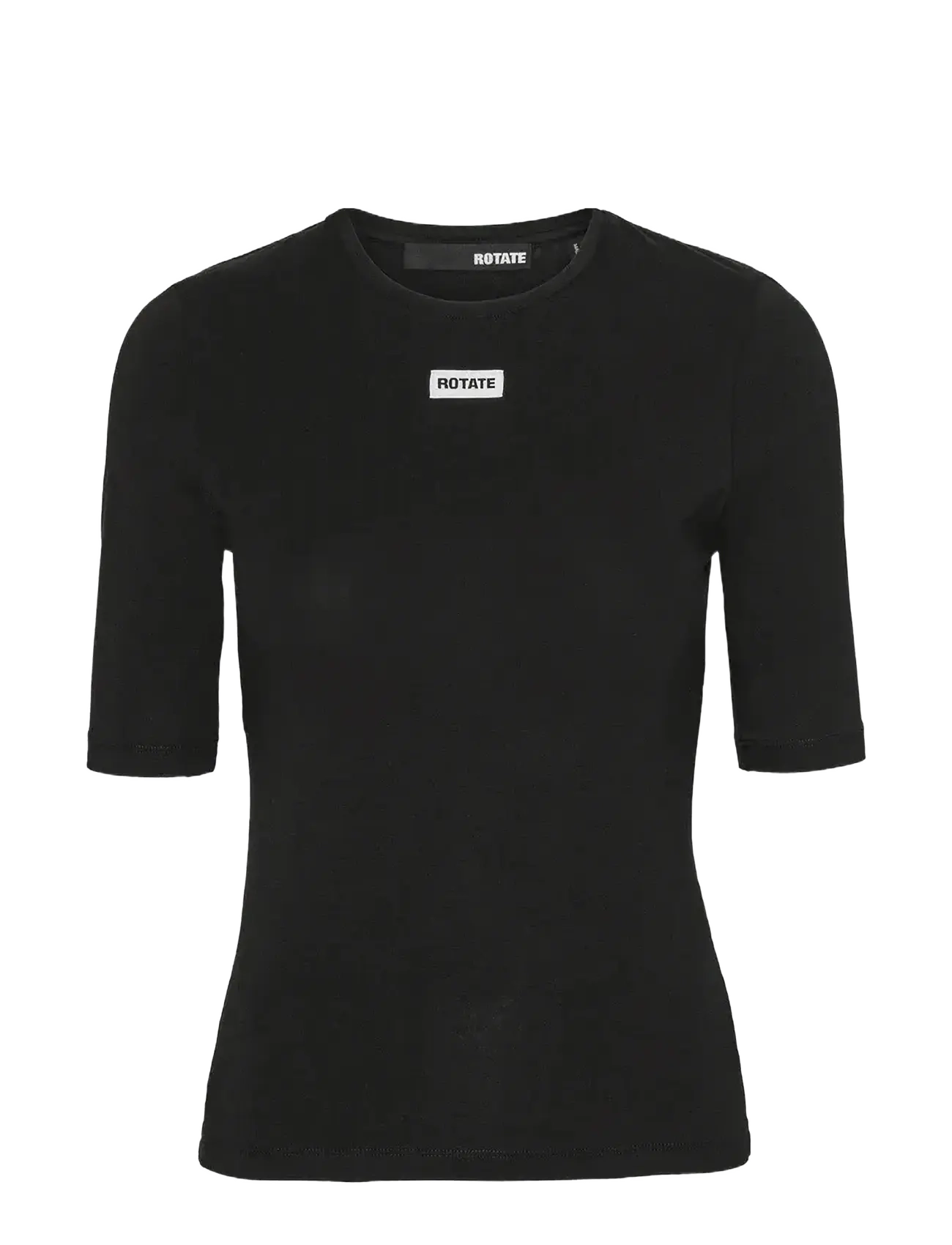 ROTATE Short Sleeve T-Shirt, M, Black, T-Shirts & Toppe > Kortærmede, Dame