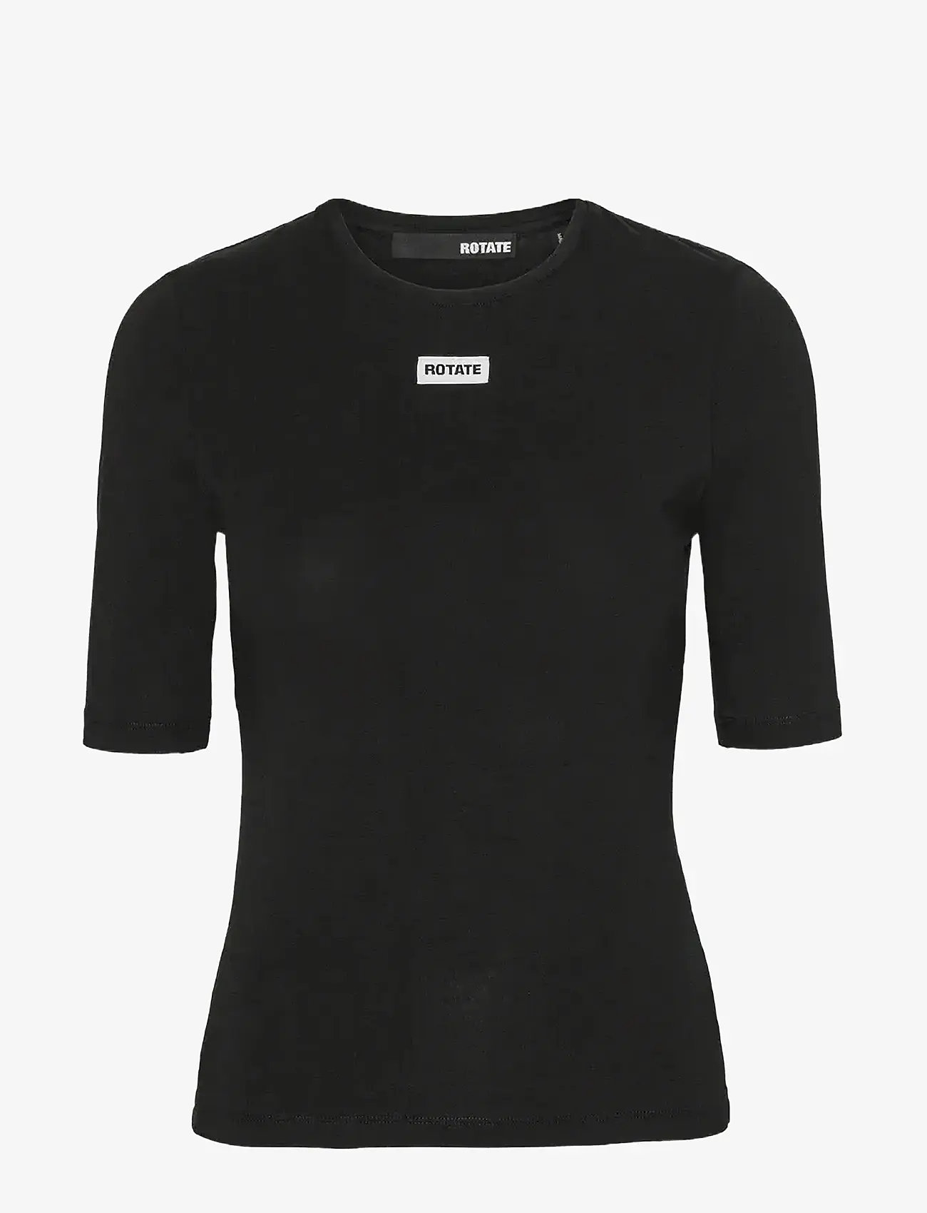 ROTATE Birger Christensen - SHORT SLEEVE T-SHIRT - t-särgid - black - 0