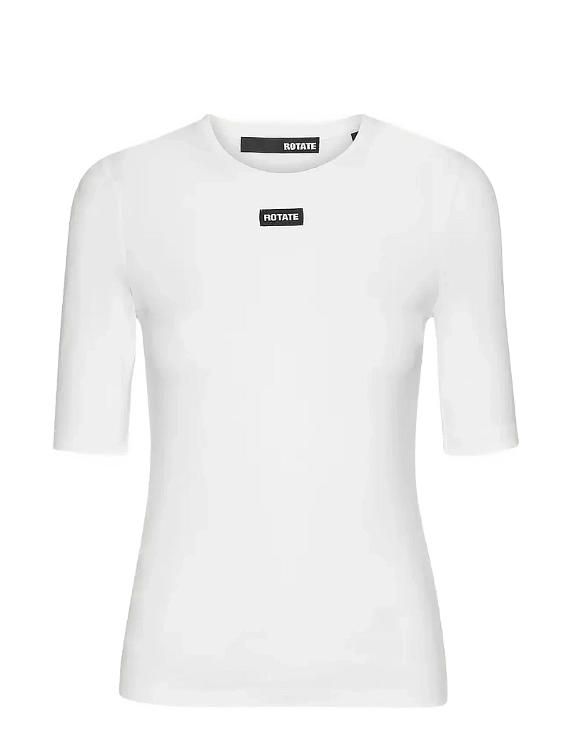 ROTATE Birger Christensen - SHORT SLEEVE T-SHIRT - t-shirts - bright white - 1