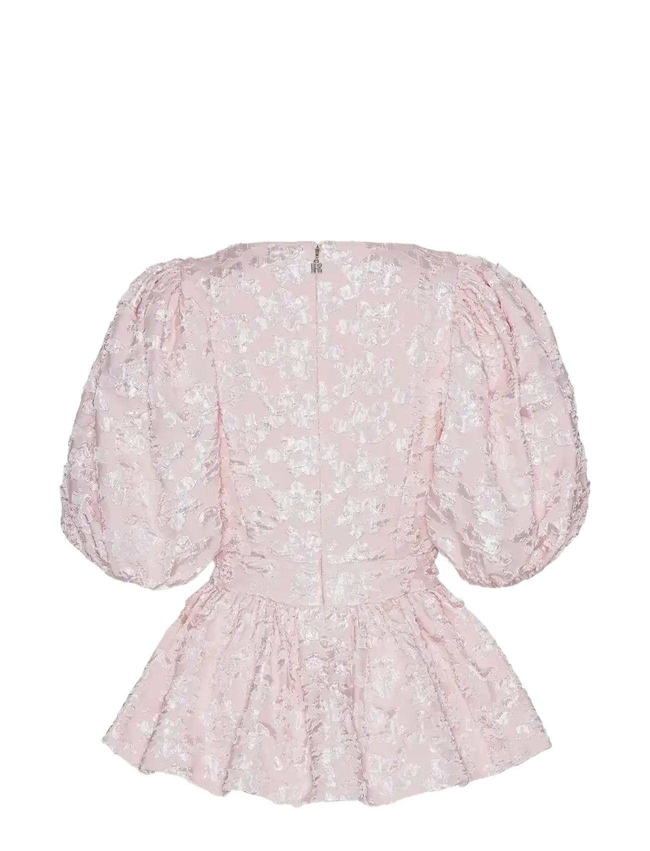 ROTATE - JACQUARD PUFF SLEEVE TOP - kortærmede bluser - ballerina - 2