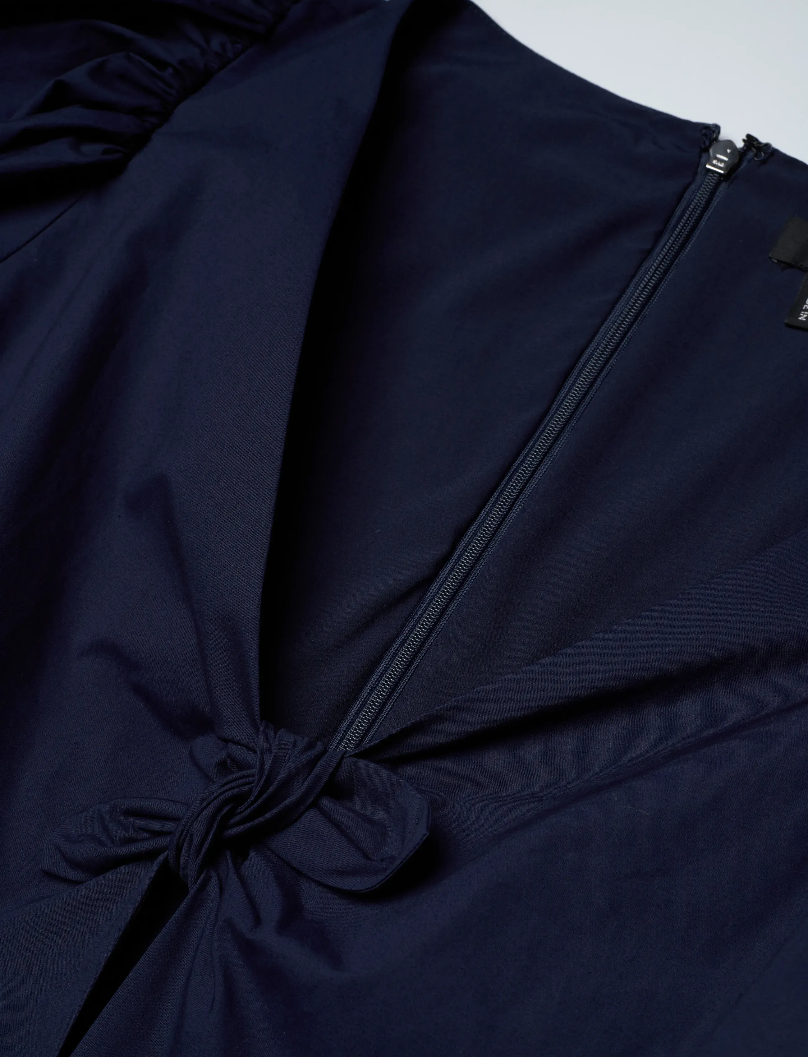 ROTATE - PUFF SLEEVE MIDI DRESS - navy blazer - 2