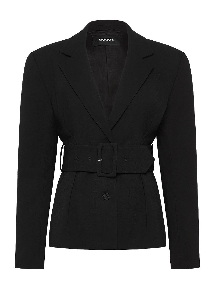 ROTATE - SUITING BELTED BLAZER - black - 1