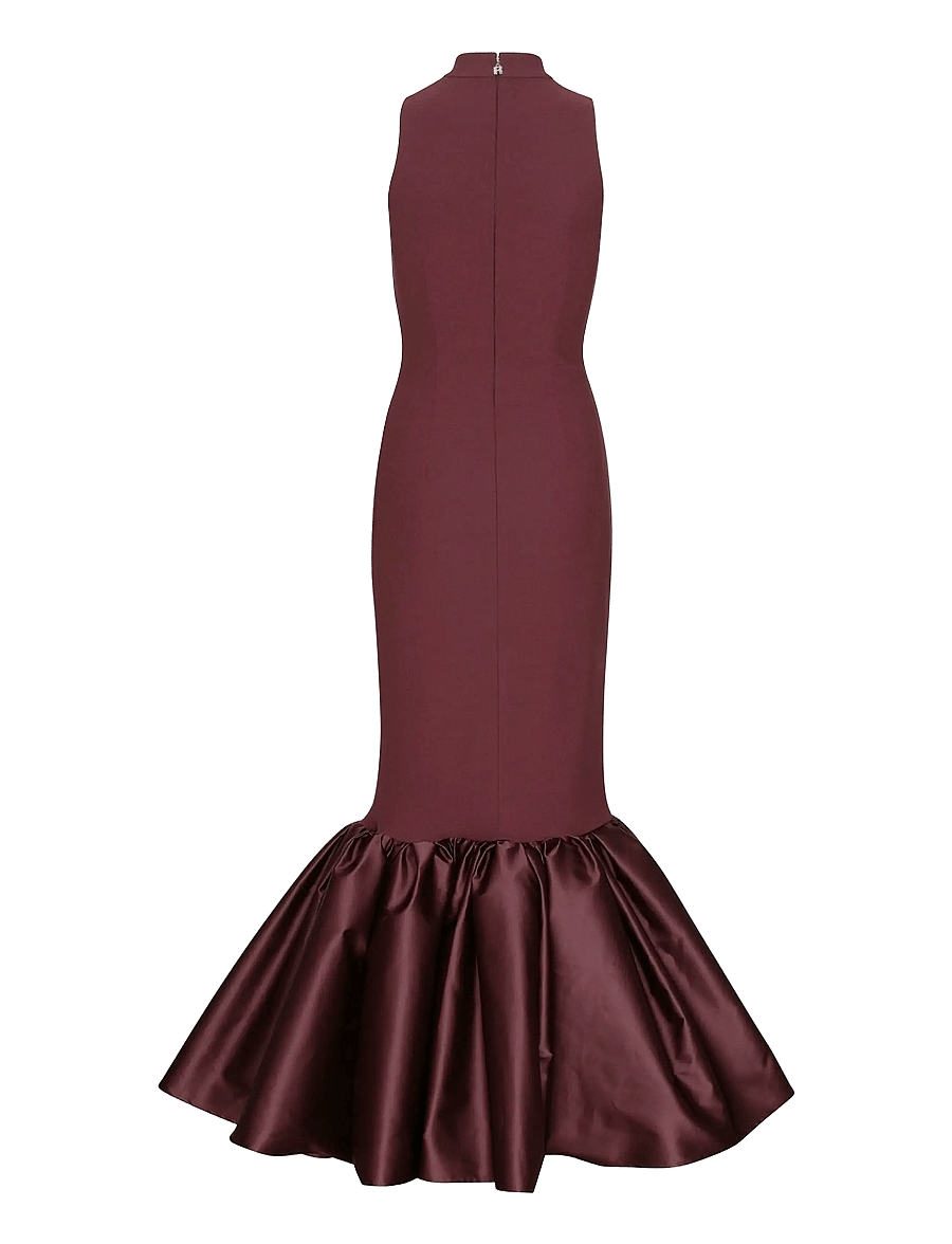 ROTATE - FITTED MAXI DRESS - evening dresses - zinfandel - 2