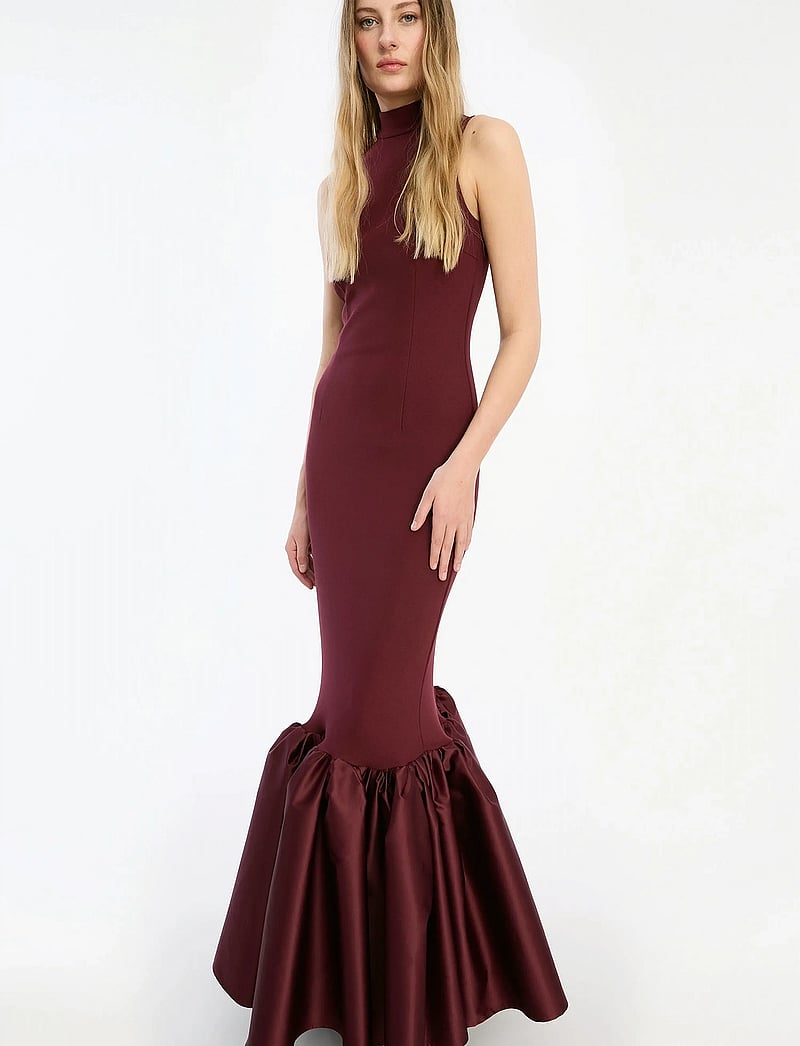 ROTATE Birger Christensen - FITTED MAXI DRESS - aftenkjoler - zinfandel - 4