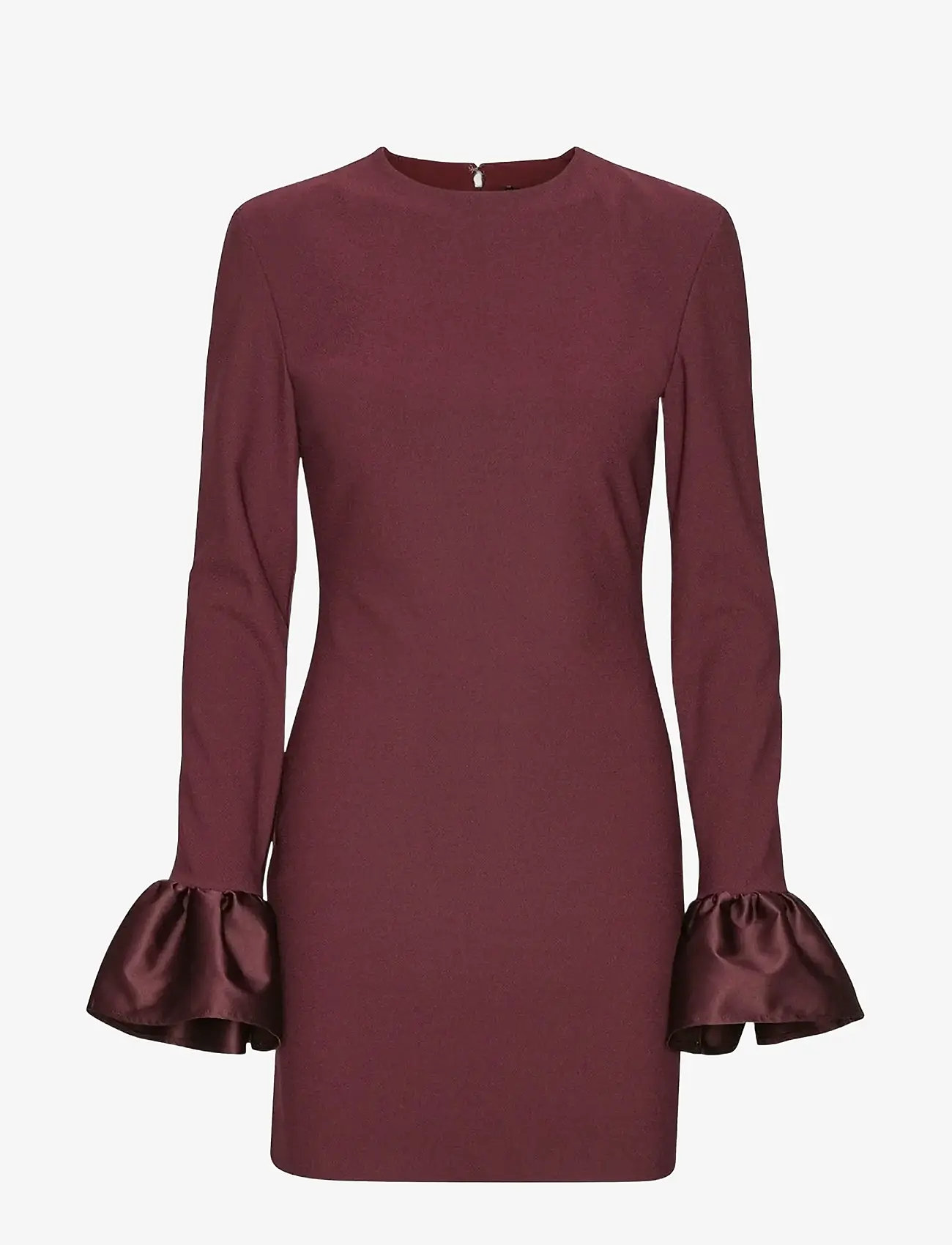ROTATE Birger Christensen - FRILL SLEEVED MINI DRESS - festkjoler - zinfandel - 1