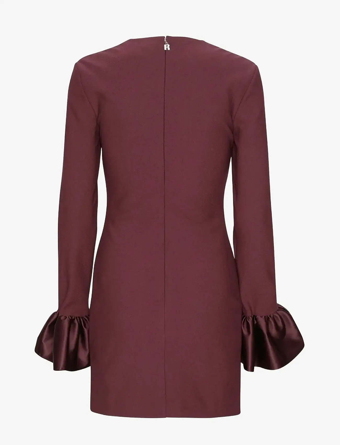 ROTATE Birger Christensen - FRILL SLEEVED MINI DRESS - festkjoler - zinfandel - 2