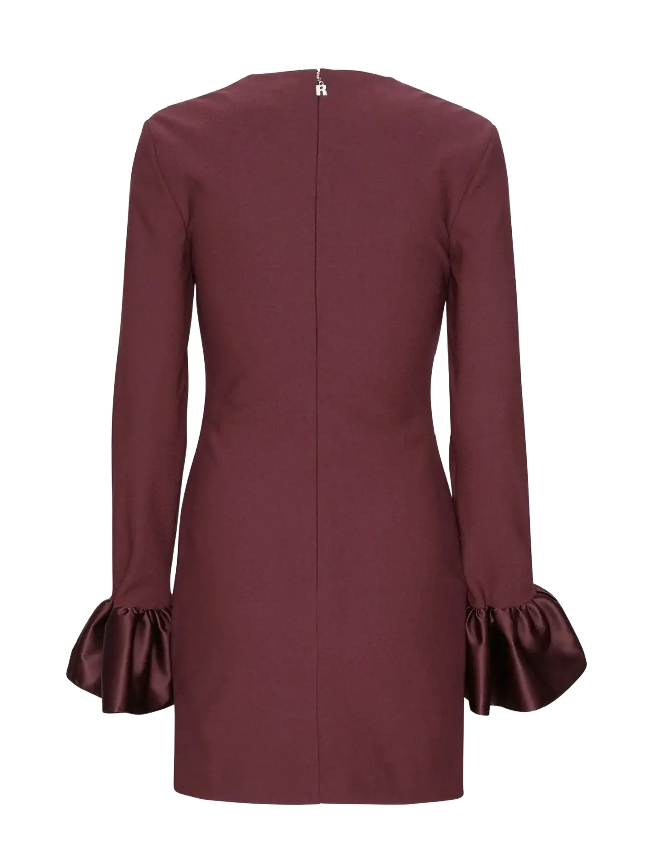 ROTATE - FRILL SLEEVED MINI DRESS - festkjoler - zinfandel - 2