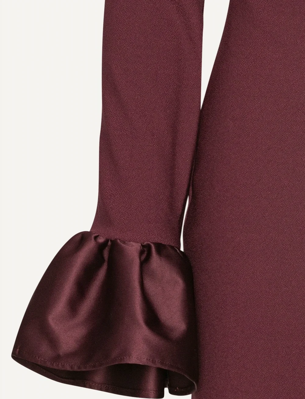 ROTATE Birger Christensen - FRILL SLEEVED MINI DRESS - partykleider - zinfandel - 5