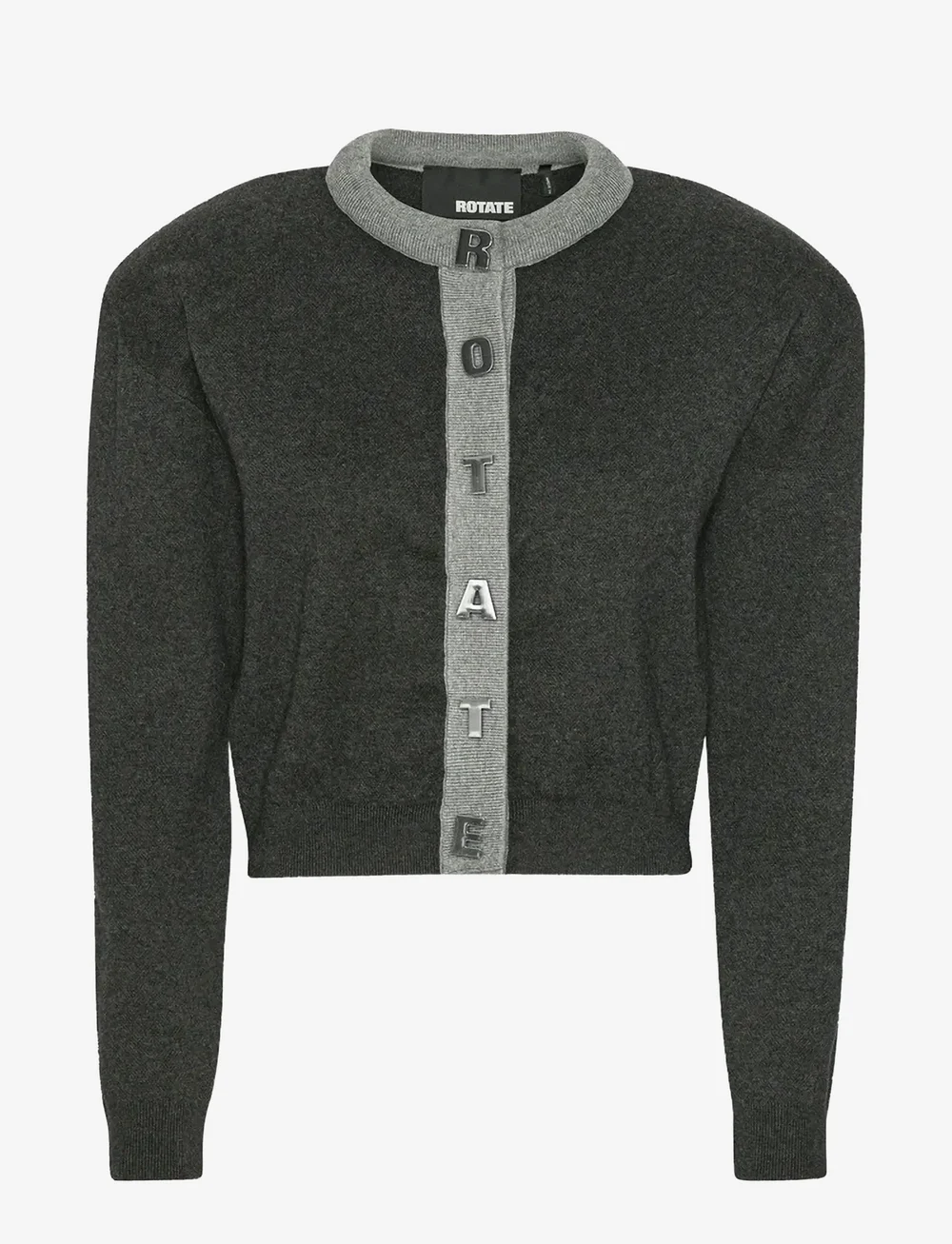 ROTATE Birger Christensen - FIRM KNIT CARDIGAN - cardigans - phantom comb. - 1